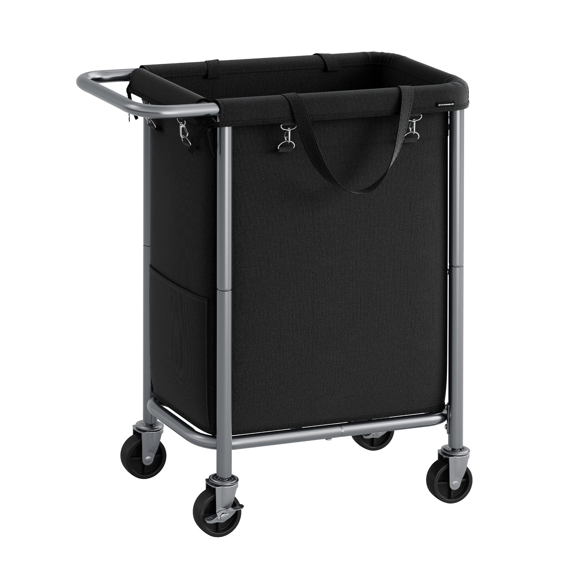 SONGMICS Wäschekorb, mit Rollen, 90 Liter, günstig online kaufen