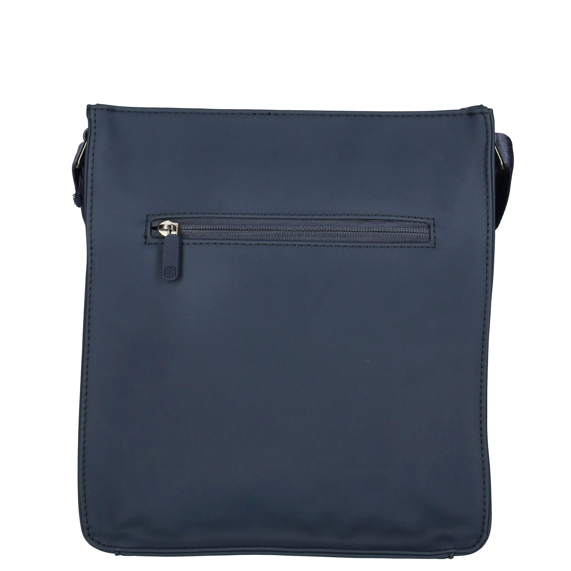 Christian Wippermann Umhängetasche Damen Tasche Schultertasche Umhängetasche Crossover Bag (einzeln), Leder Optik Handtasche Schwarz