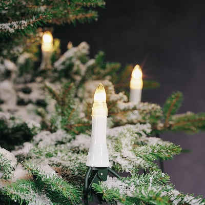 KONSTSMIDE Lichterkette 2002-000 Weihnachtsbaumbeleuchtung 20er Topbirnen außen Ringkette 19m