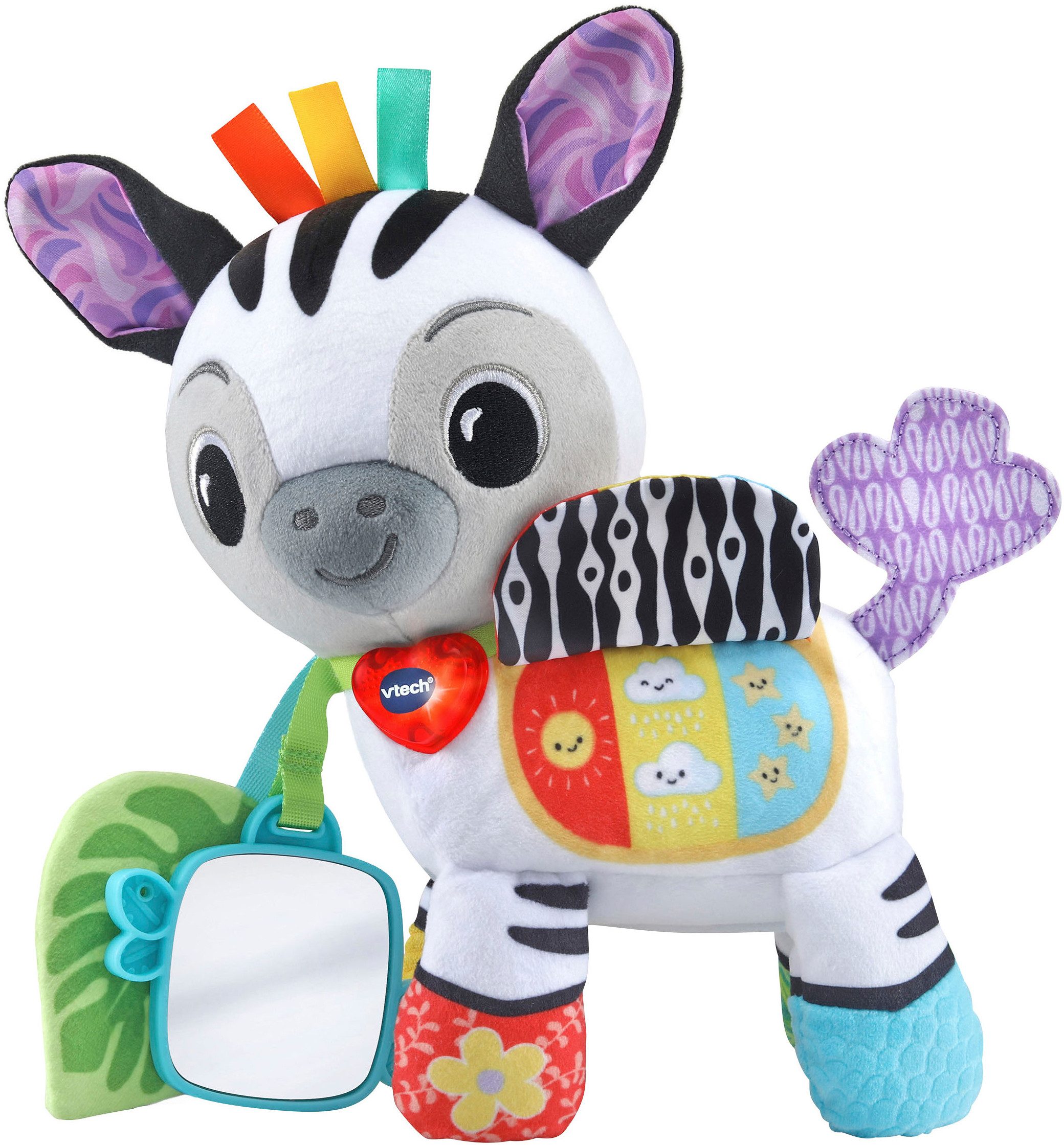 Vtech® Plüschfigur Vtech Baby, Babys Plüsch-Zebra, mit Licht und Sound günstig online kaufen