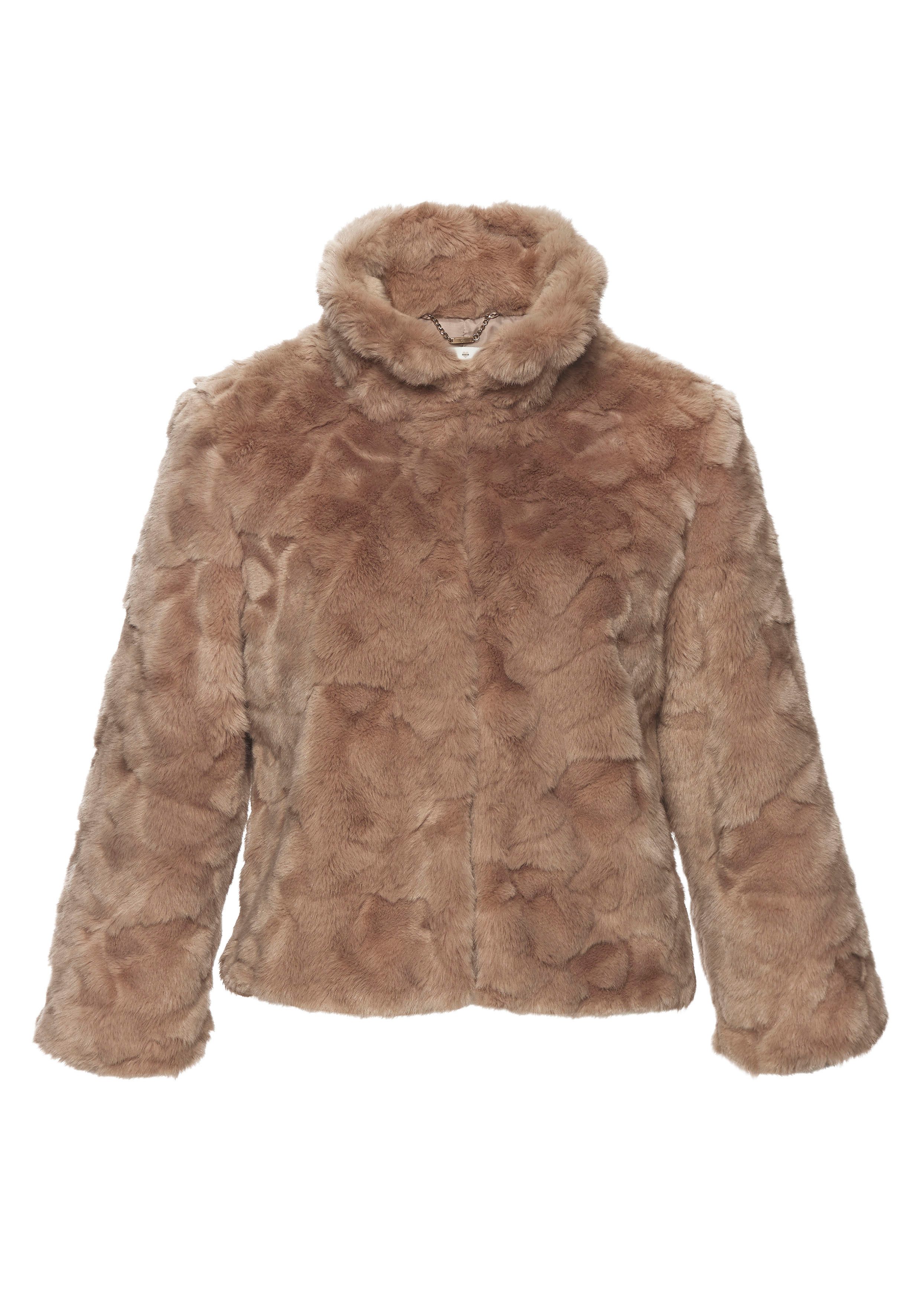LASCANA Fellimitatjacke kuschelige Kurzjacke aus Teddyplüsch, günstig online kaufen
