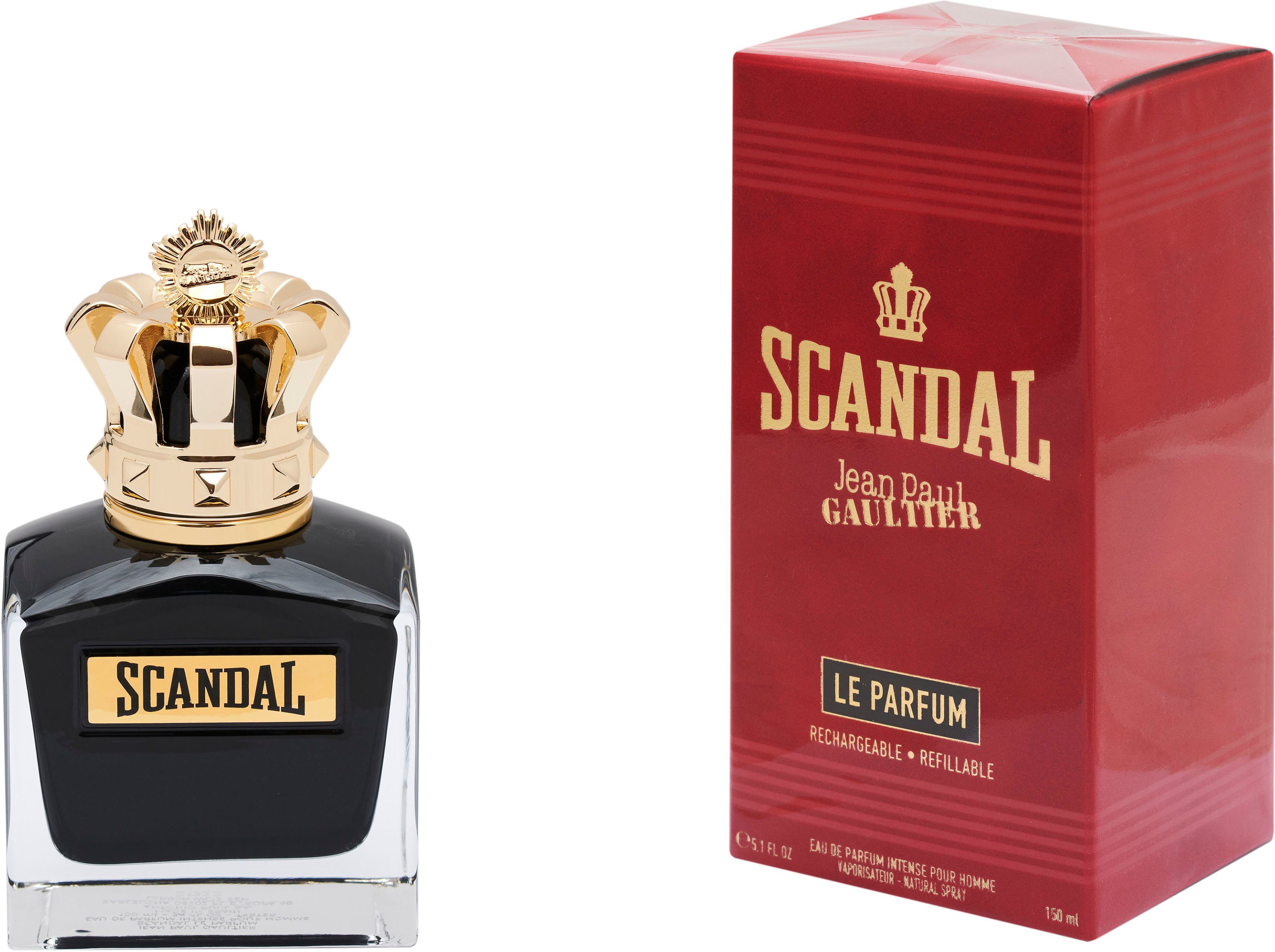 JEAN PAUL GAULTIER Eau de Parfum Scandal Pour Homme Le Parfum Intense, mit Geranie in der Herznote.
