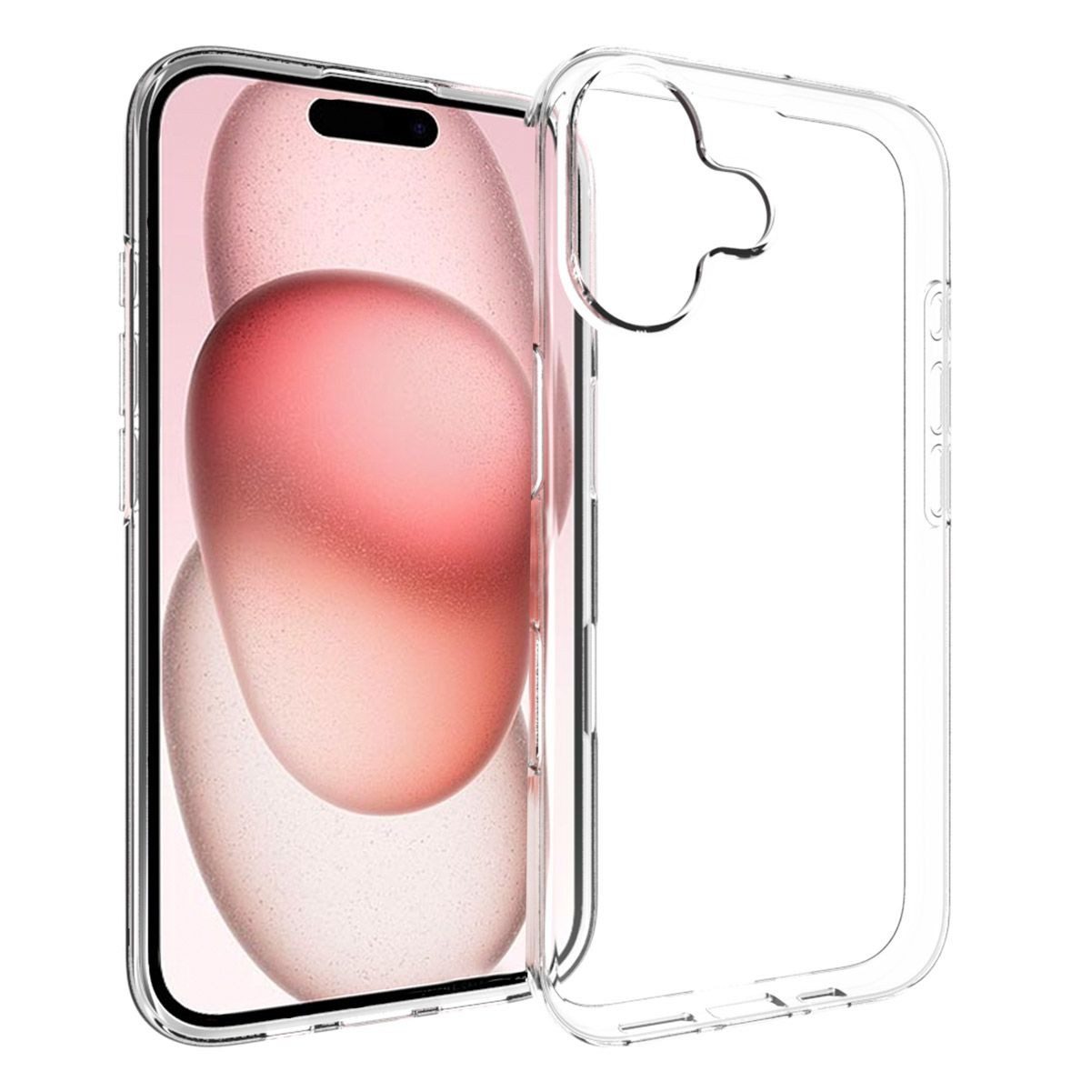 Widmann-Shop Handyhülle Handy Hülle für iPhone 16 Pro Plus Pro Max Case Transparent, transparent, schlicht, vergilbungsfrei