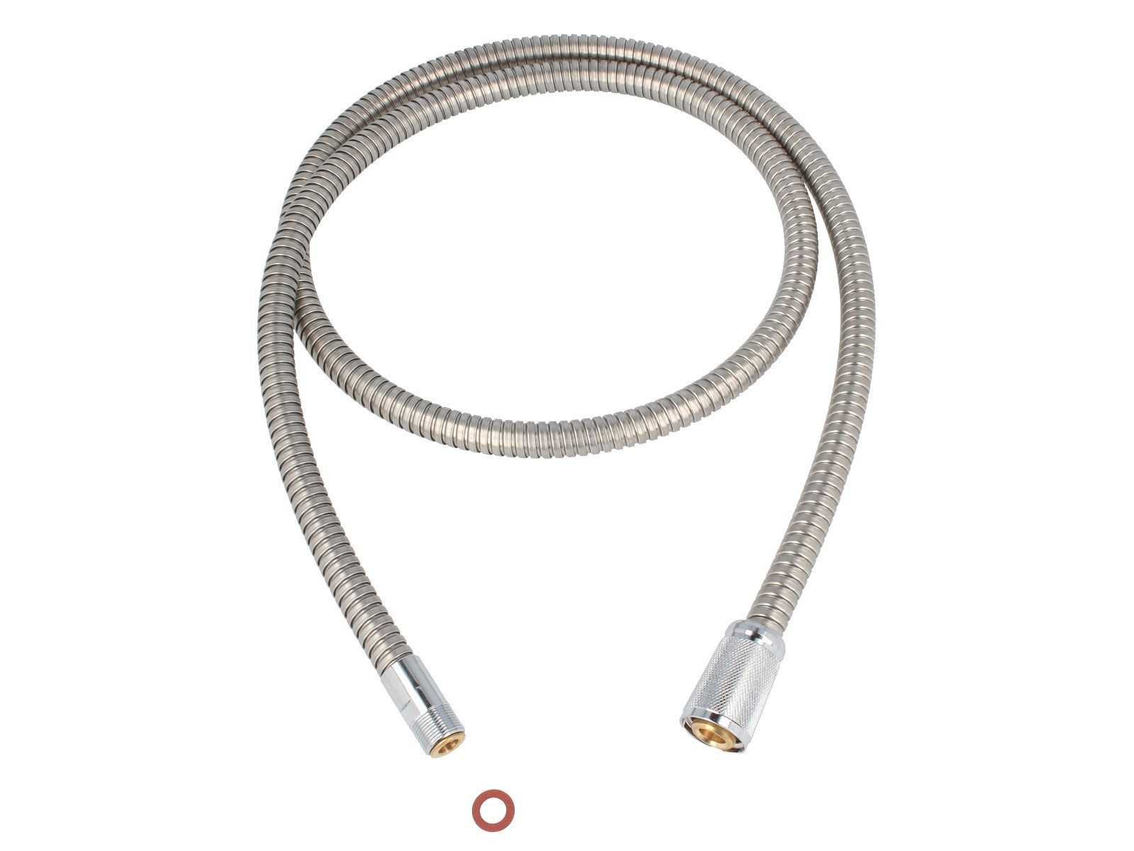 Grohe Schlauch Brauseschlauch Metall 1/2 Zoll x M15 x 1, 1400 mm chrom, 46092000