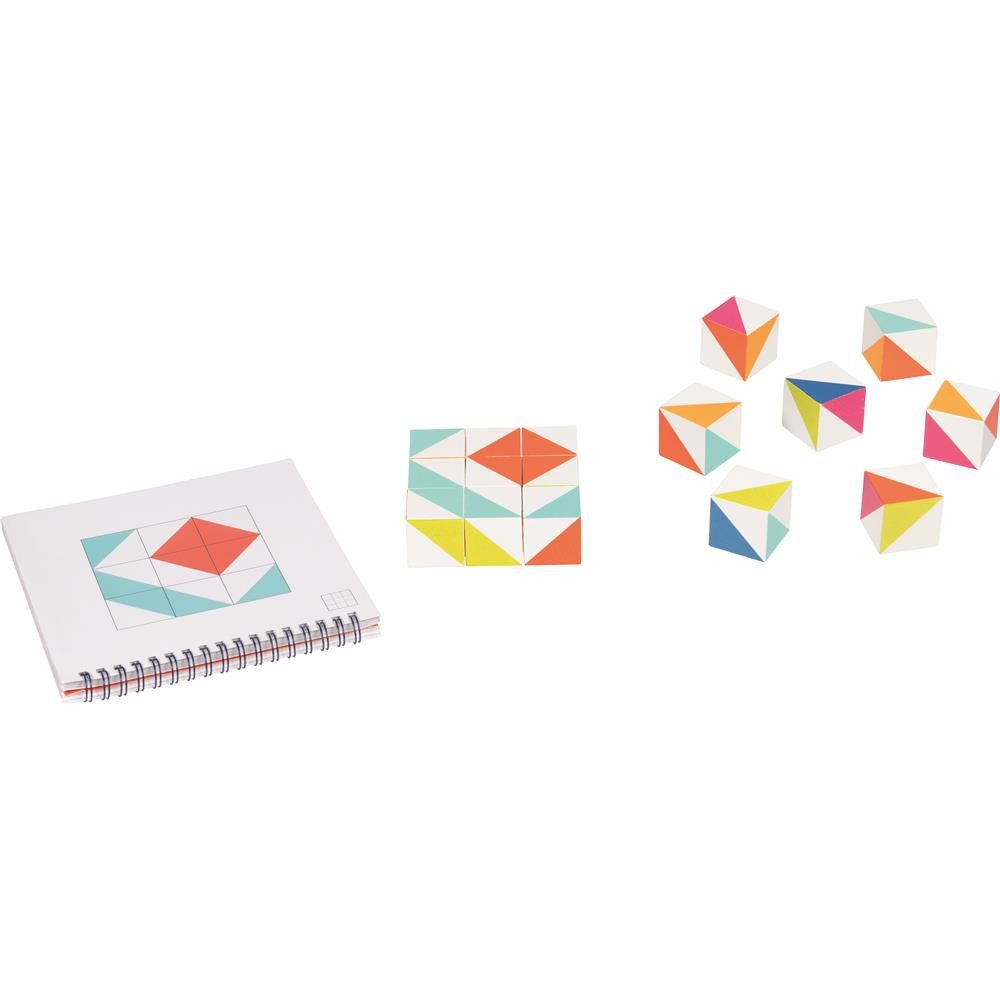 goki Mosaik Legespiel Holz Lernspiel Puzzle 17 teilig ab 4 Jahre Spielbausteine, Fördert Konzentration und logisches Denken