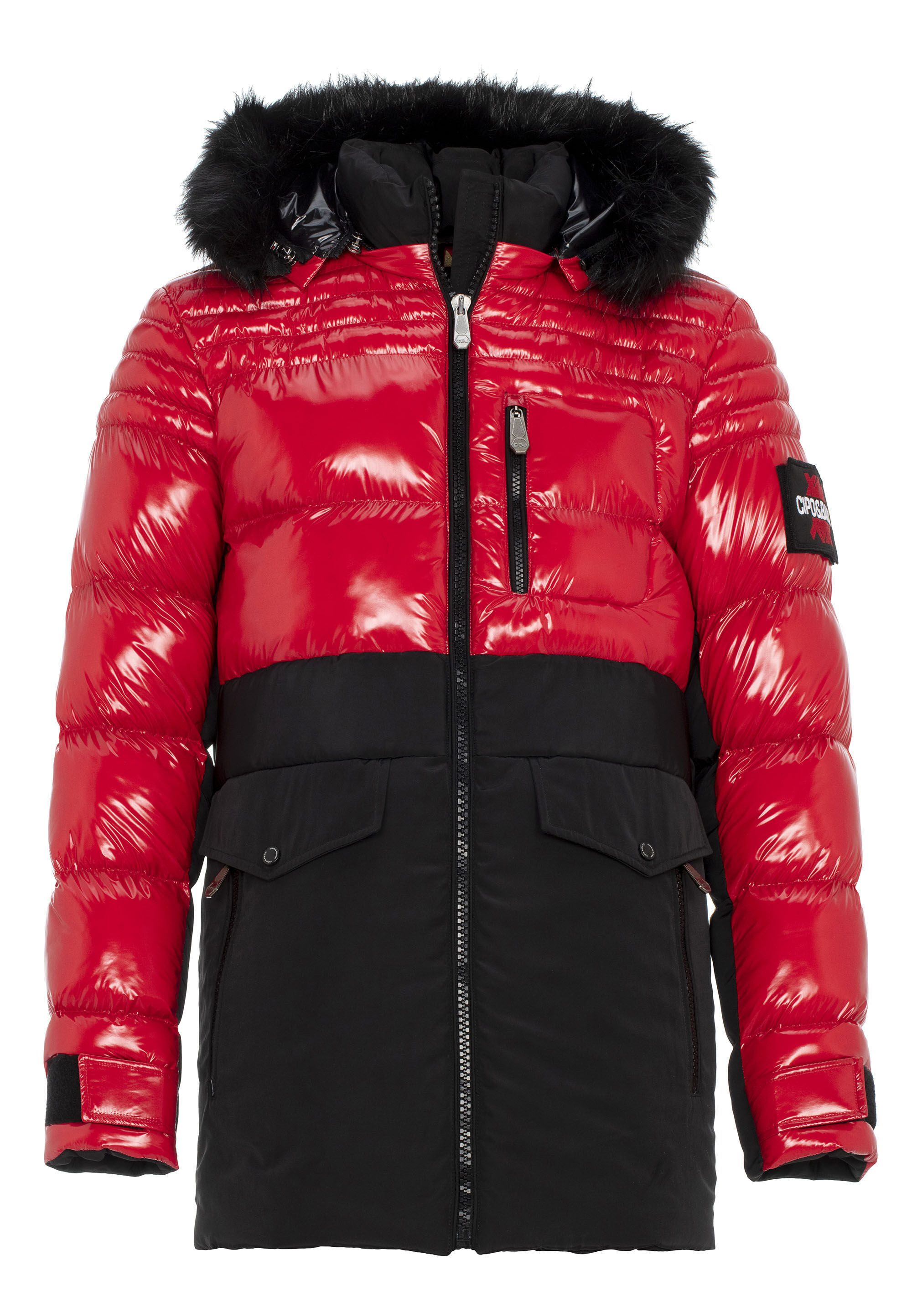 Cipo & Baxx Parka Jacke im Kontrastdesign günstig online kaufen