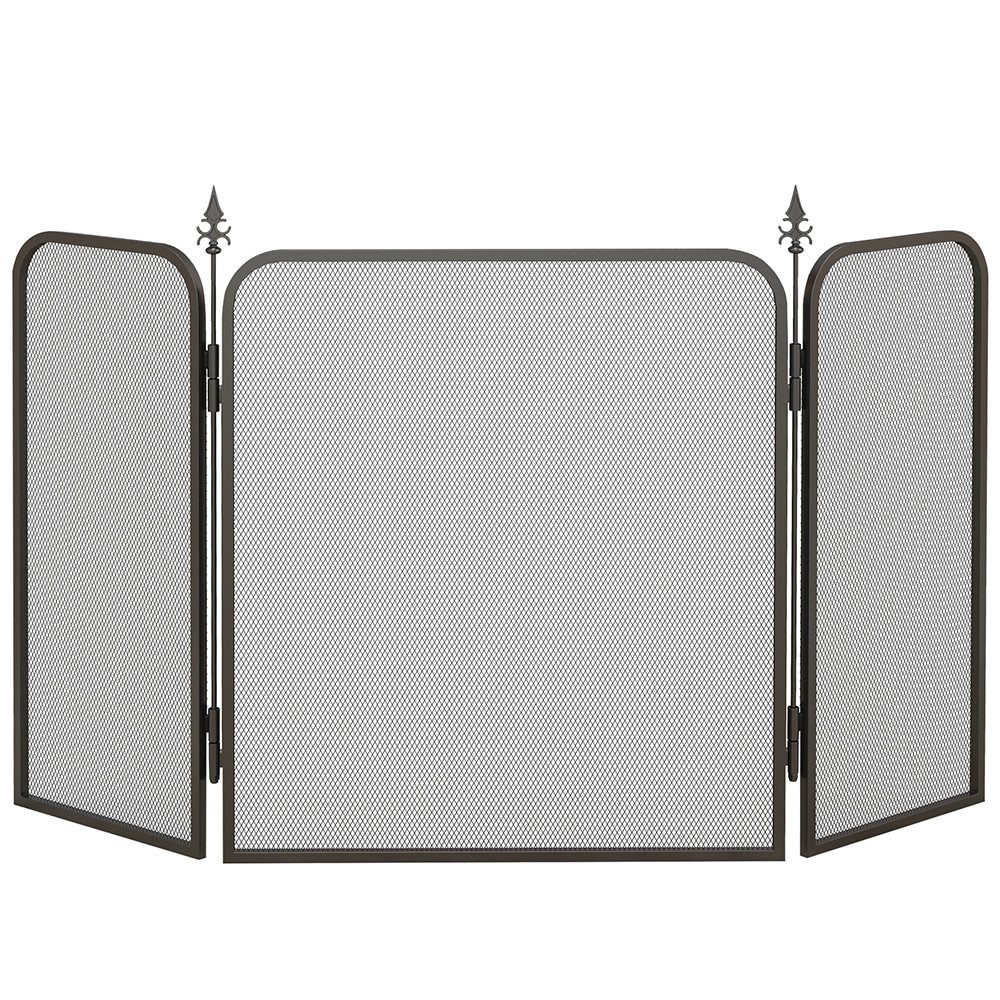 FELIXLEO Охранник печки Kaminschutzgitter Faltbar Metall Schwarz Funkenschutz Wohnzimmer (1 St)
