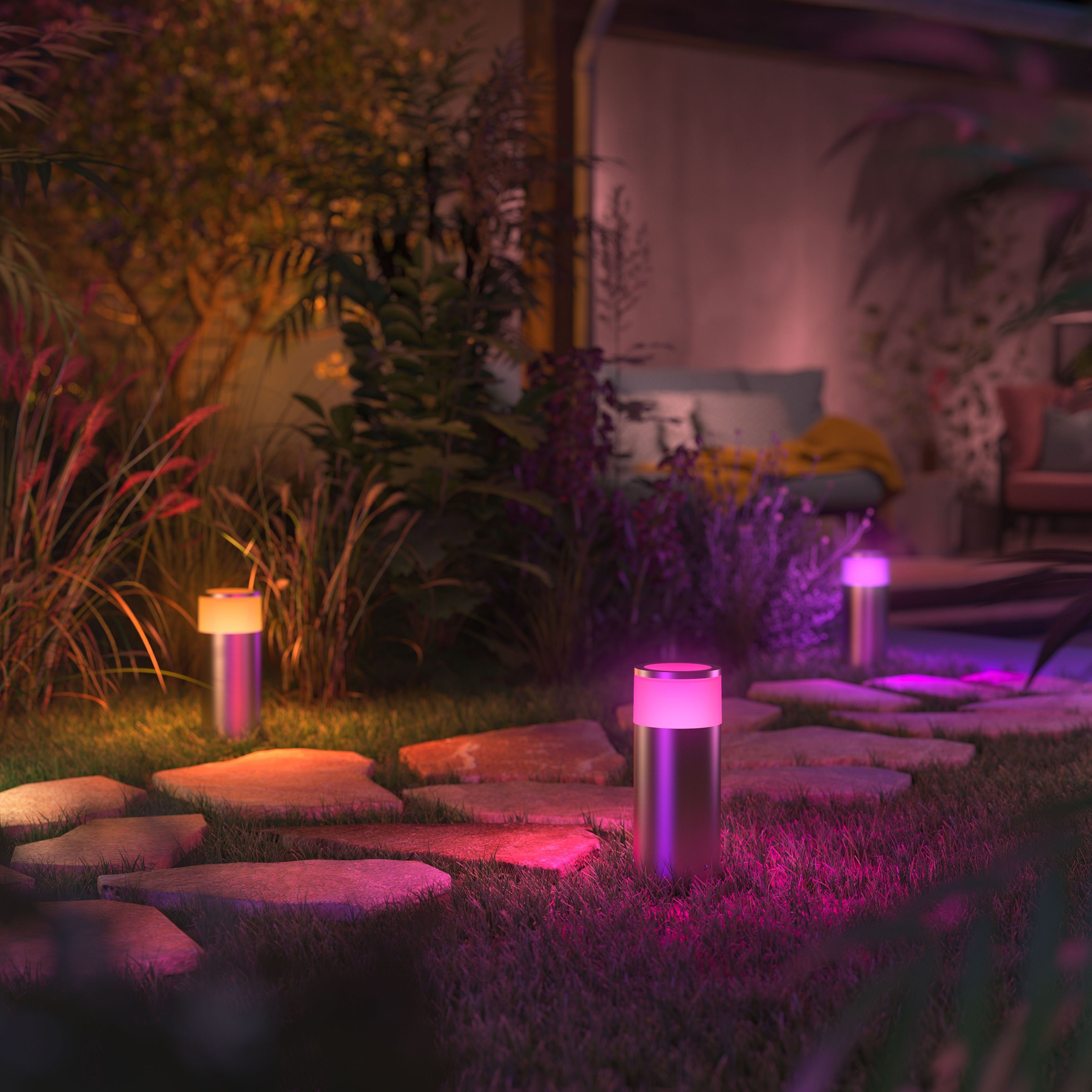 Philips Hue LED Sockelleuchte Calla, and White Smart RGB, integriert, Home, Colour LED fest