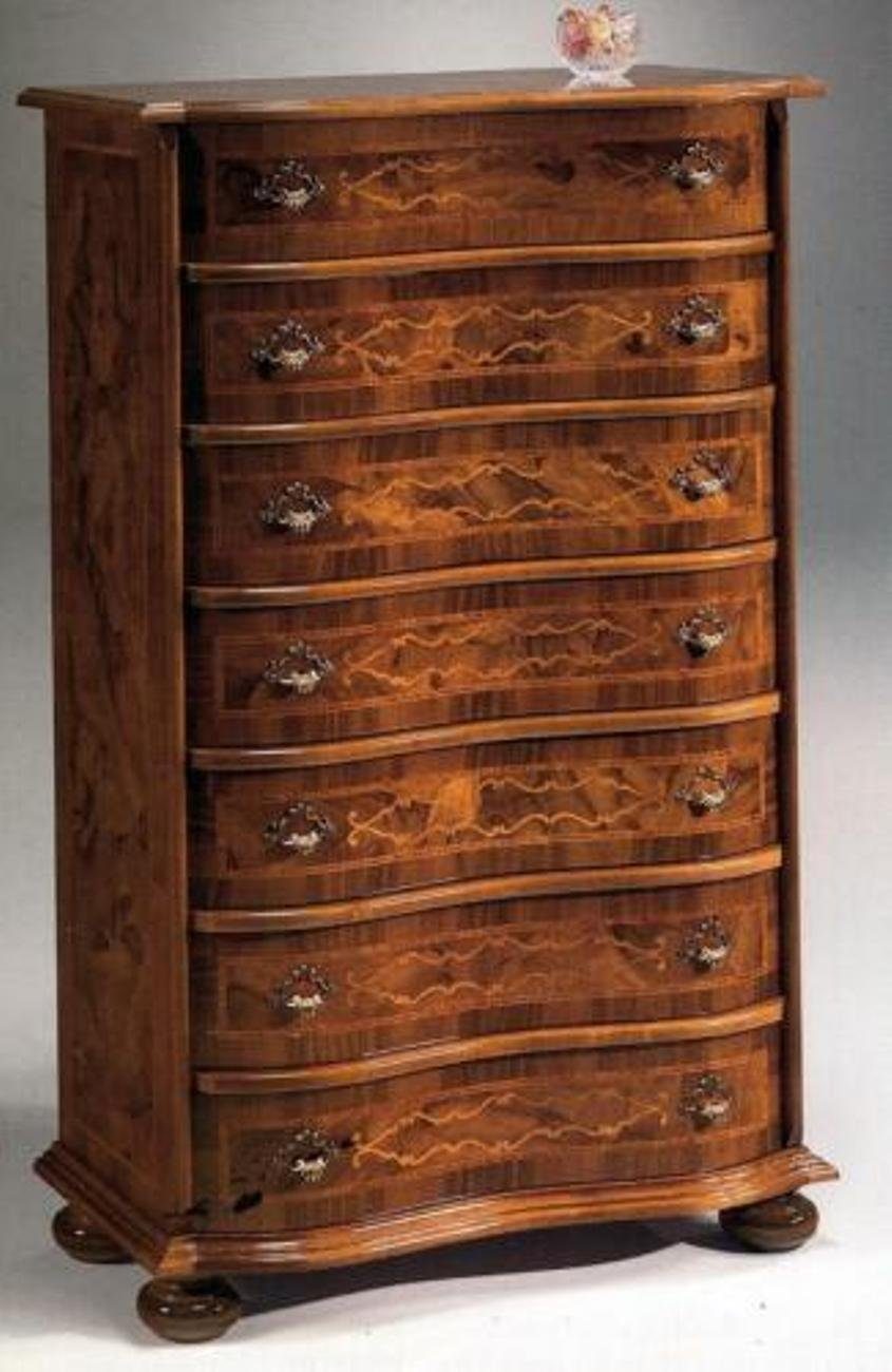 JVmoebel Hochkommode, Luxus Kommode Holz Italienische Möbel Stil Barock Antik Neu