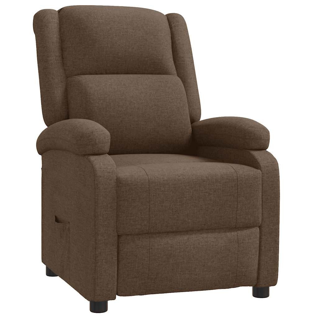 vidaXL Sessel Relaxsessel Braun Stoff (1-St)
