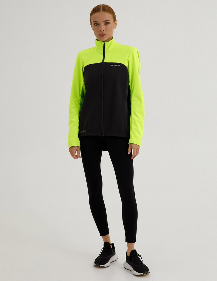Airtracks Fahrradjacke Damen Winter Thermo Softshell Fahrradjacke Advance Line (für die kalte Jahreszeit Herbst-Winter » XS S M L Xl XXL XXXL «) Softshell - Wind und Wasserdicht, Funktions Jacke