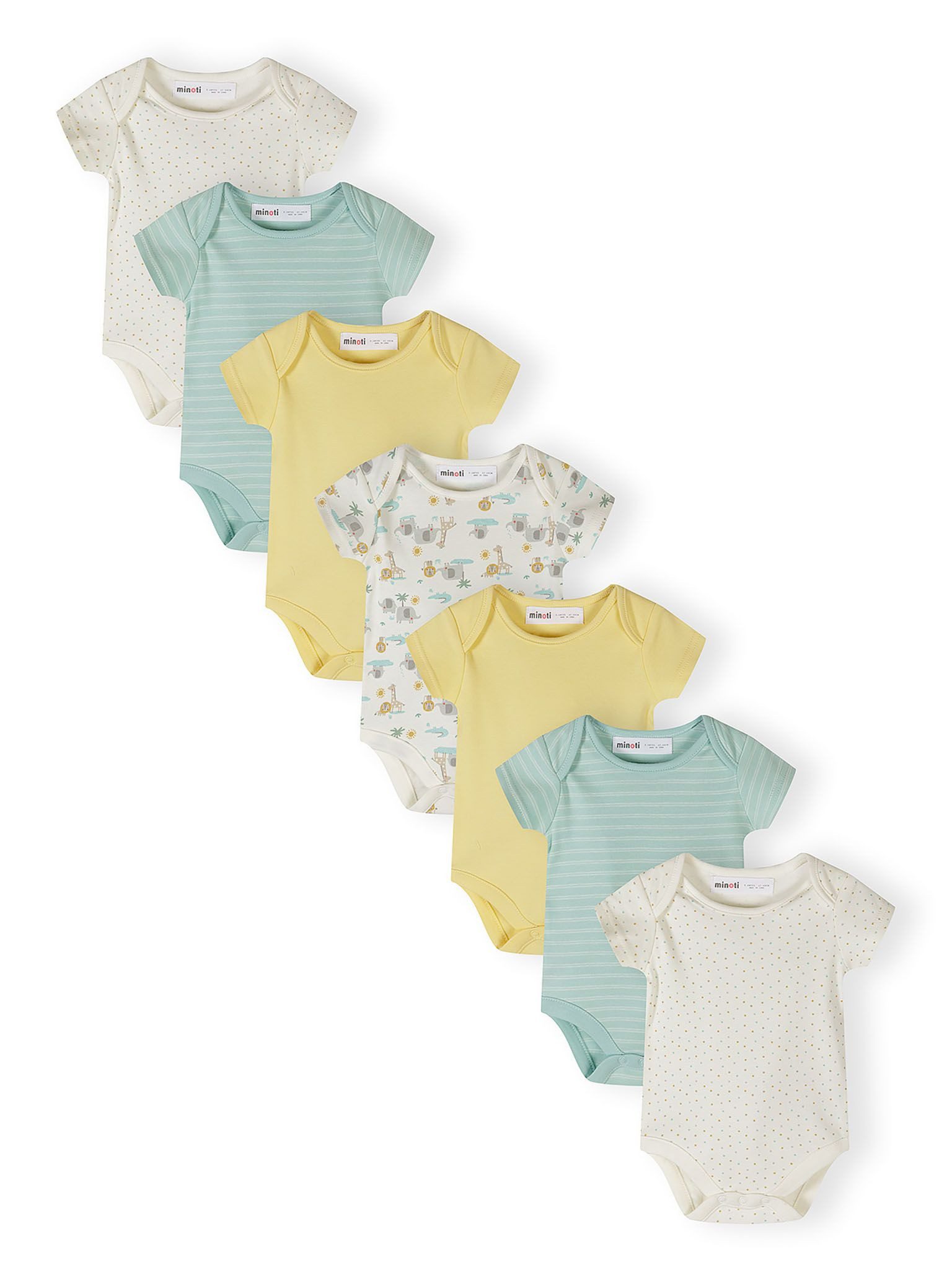 MINOTI Body aus Baumwolle (7-er Pack) hautfreundlich