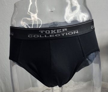 Toker Collection® Funktionsunterhose Herren Sportslip (Packung, 2er-Pack) mit Logo Webbund