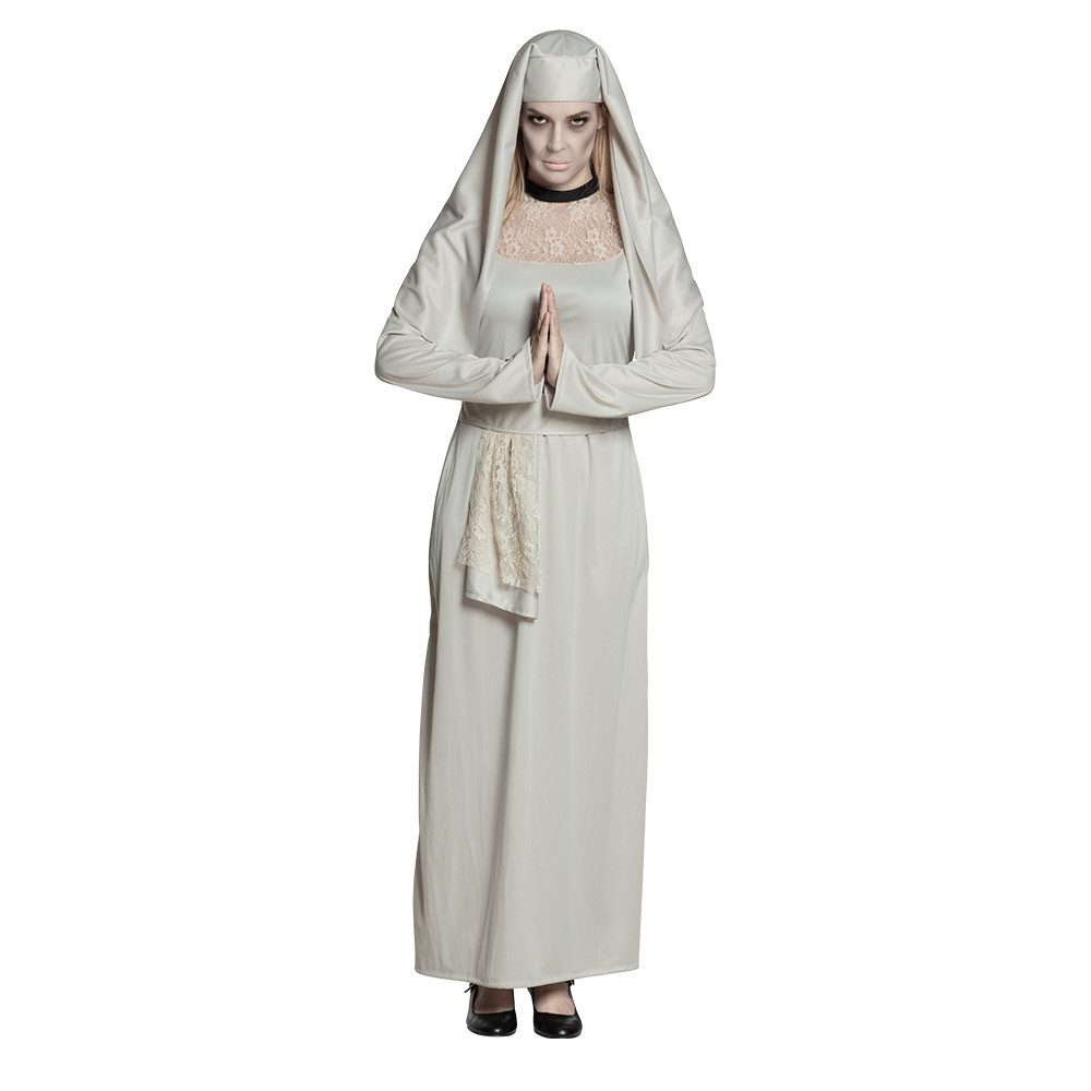 Boland Monster-Kostüm Nonnenkostüm Halloween Schrecken Nonne Horror Kostüm Dämon Klosterrobe