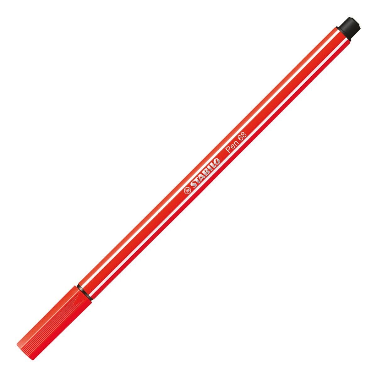 Filzstift Schreibfarbe 68, Schaftfarbe = wasservermalbar Pen (6-tlg), STABILO