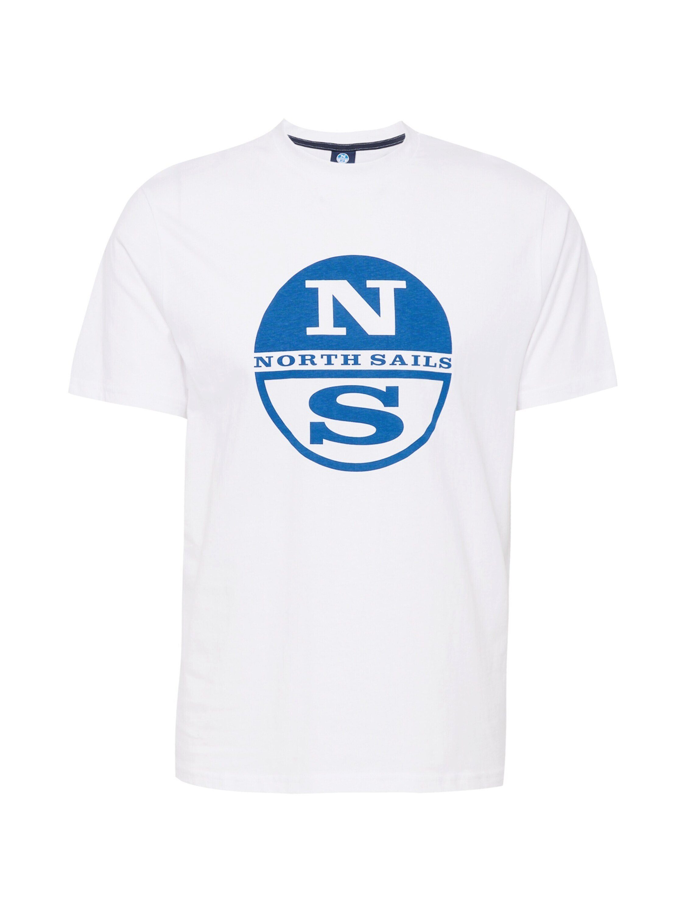 North T-Shirt (1-tlg) weiss Sails