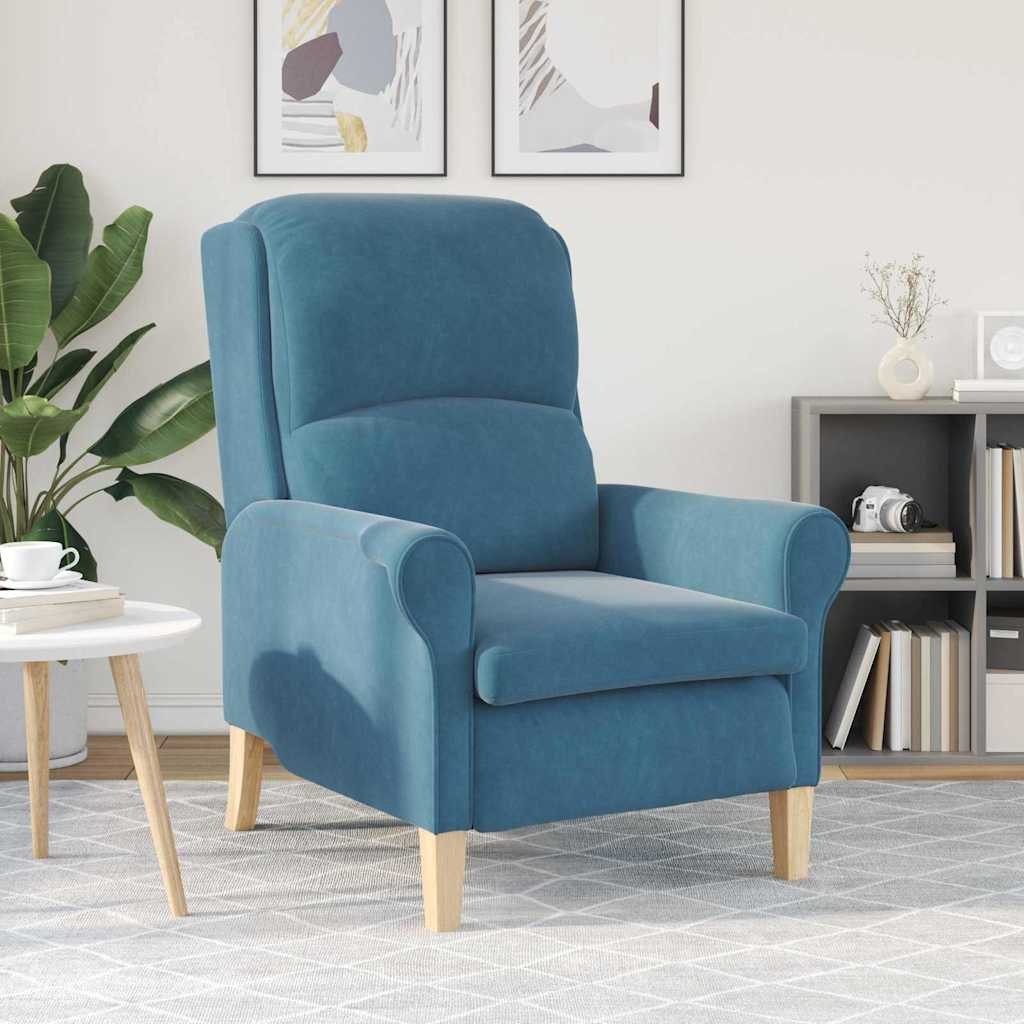 vidaXL Sessel Sessel Blau 76 x günstig online kaufen
