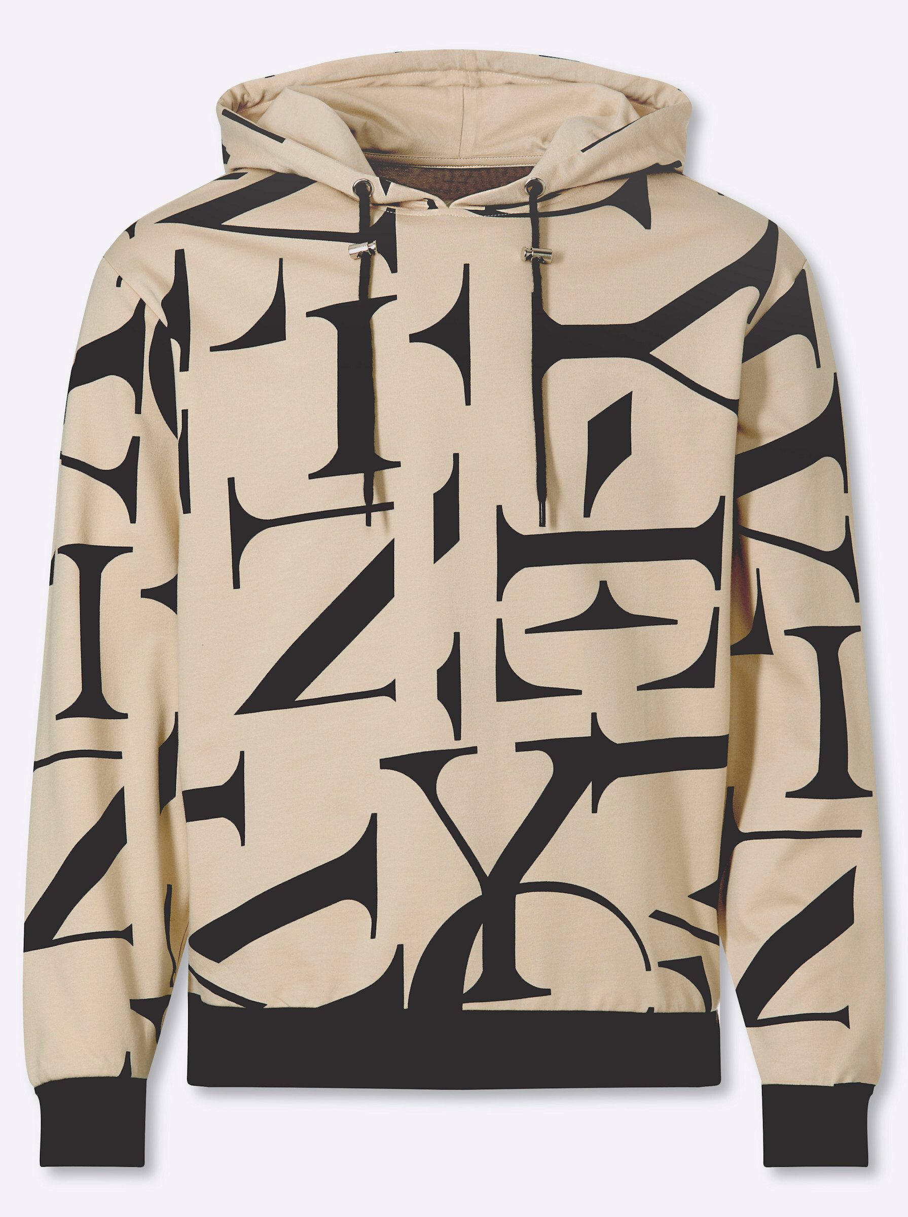 Witt T-Shirt Kapuzensweatshirt Langarm
