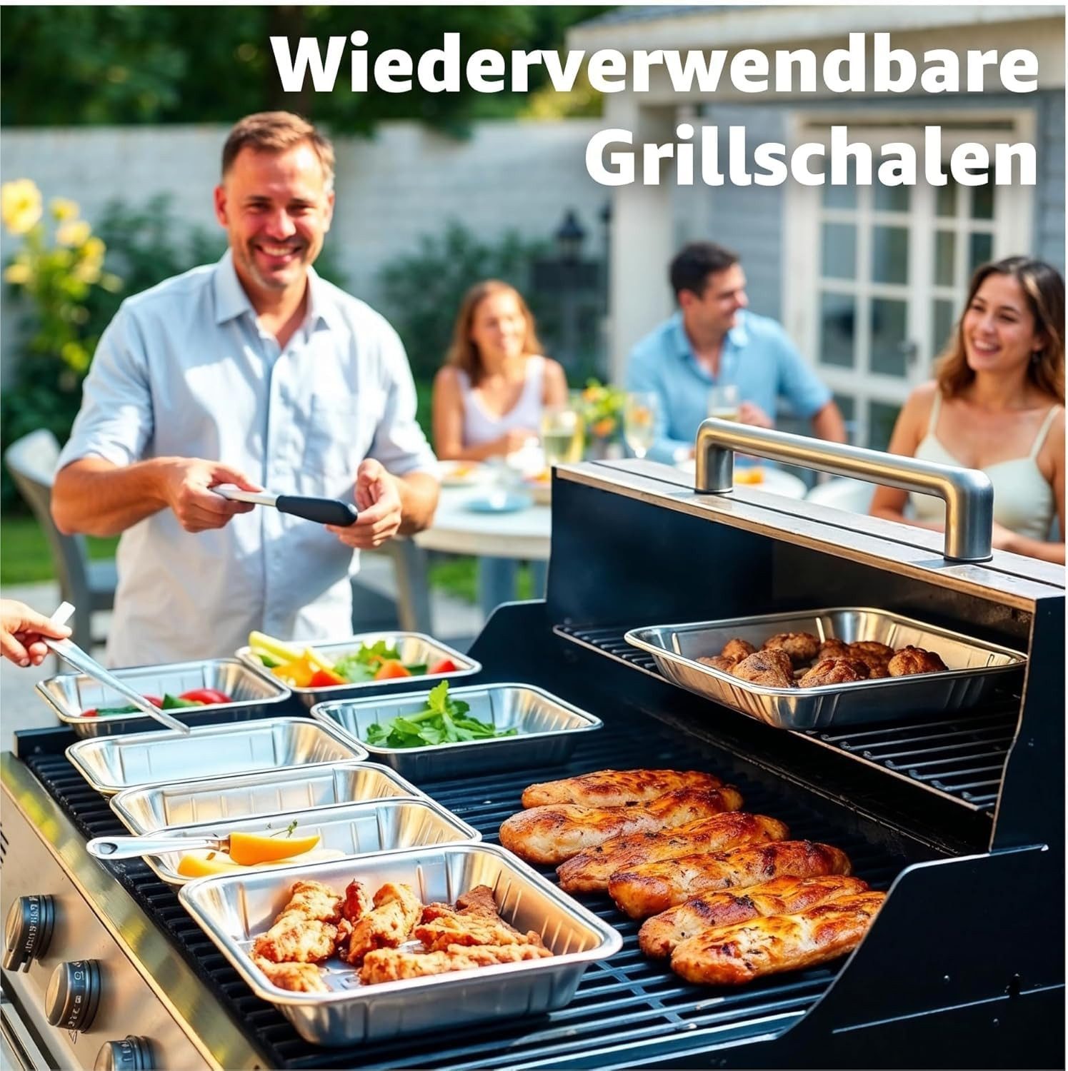 Everhomely® Tropfschale 20er ca. 14x19 cm - Einwegschale für Grill Gasgrill günstig online kaufen