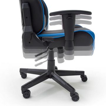 Raburg Chefsessel DX RACER, verschiedene Farben, Gaming-Racingstuhl, Gestell SCHWARZ, ergonomisch, 360° drehbar, mit Gaslift