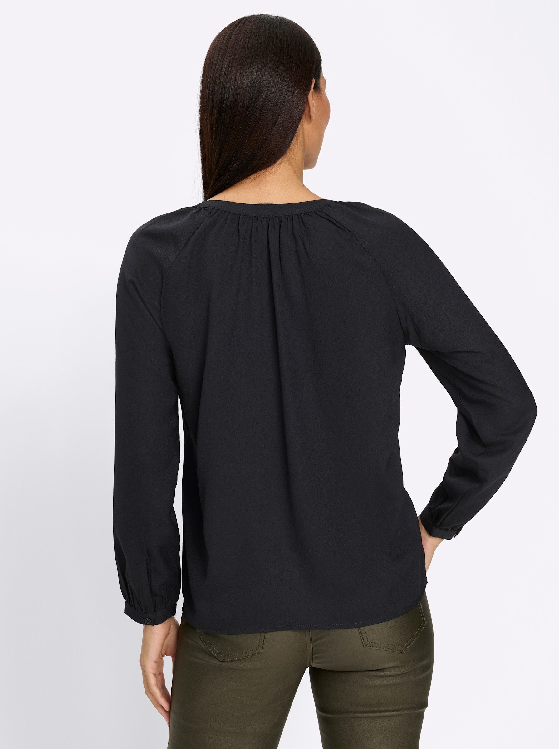 heine Klassische Bluse Bluse Langarm