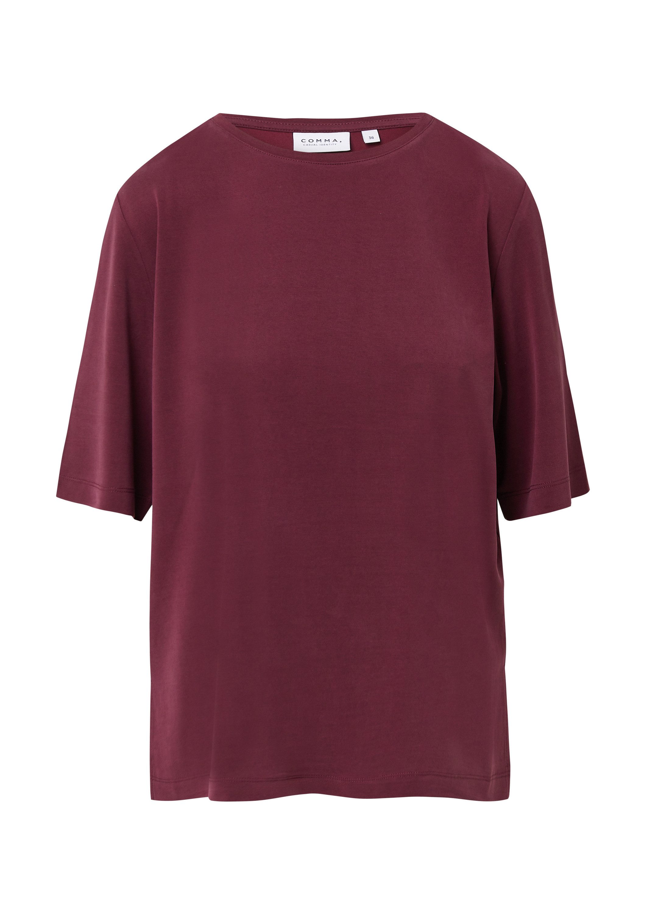 comma Kurzarmshirt T-Shirt (1-tlg) günstig online kaufen