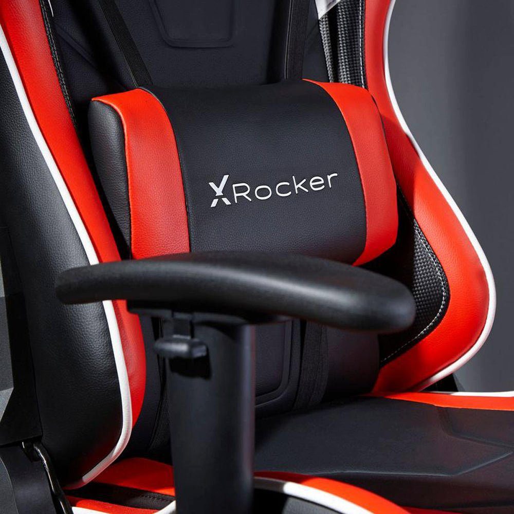 Rocker Gaming Gaming-Stuhl Rot eSports Bürodrehstuhl Agility X