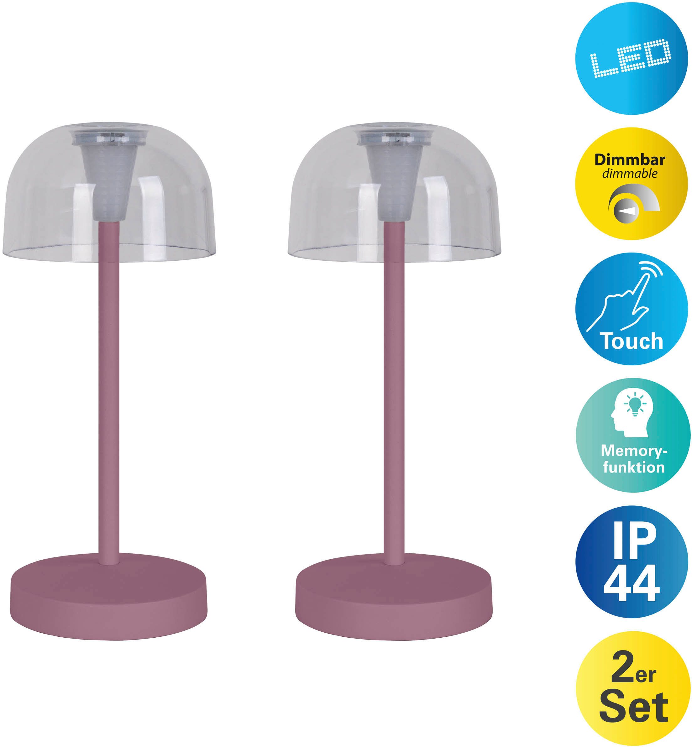 näve LED Tischleuchte Gomba 18,5 cm, günstig online kaufen