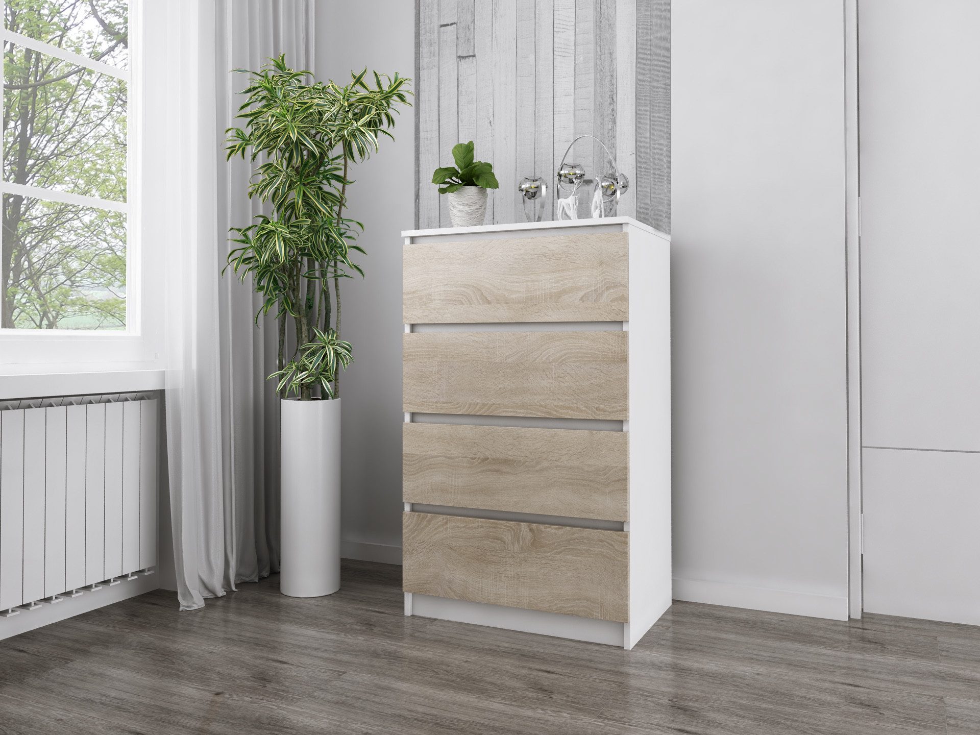 Faizee Мебель Schubkastenkommode Zoe Schubladenkommode 4 Fächer