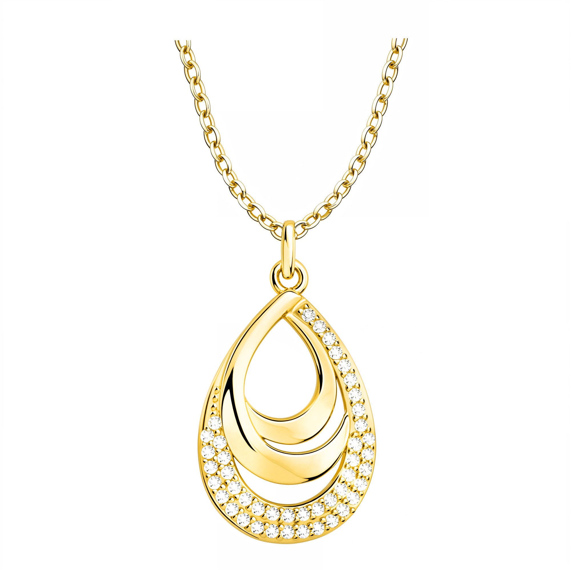 Kette mit Anhänger Oval