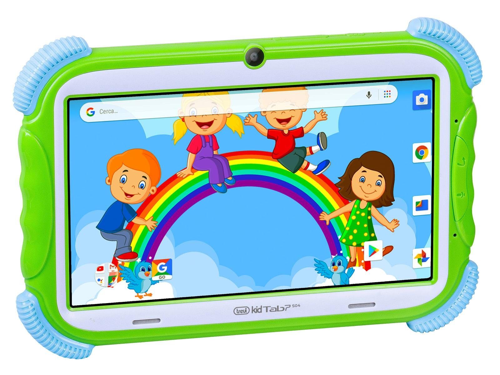 mit inkl. 250 Spiele S04 Quadcore-Prozessor, 7 Zoll, Kindertablet trevi 7 Lerntablet