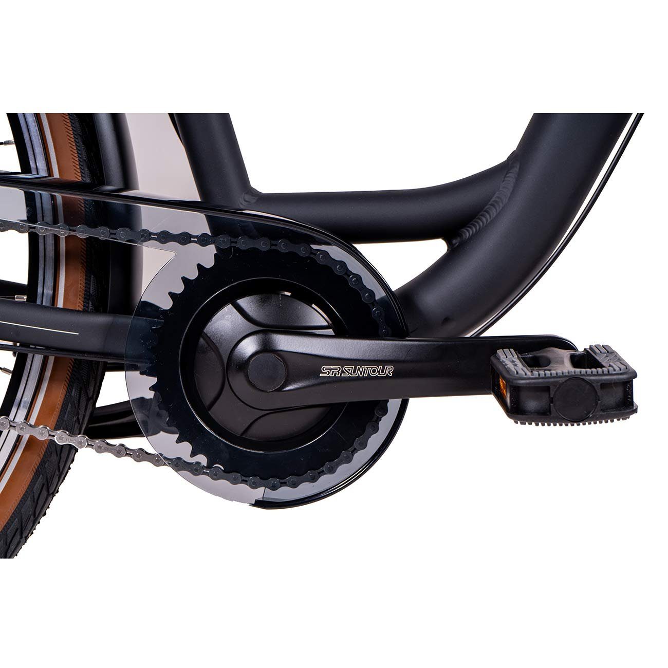 Airtracks Women's City Bike LS City Bicycle 28 inch City Bike CI.2820W, 7-speed Shimano NEXUS derailleur, internal hub gears, matte black - Frame sizes 45 cm 50 cm » Model year 2026