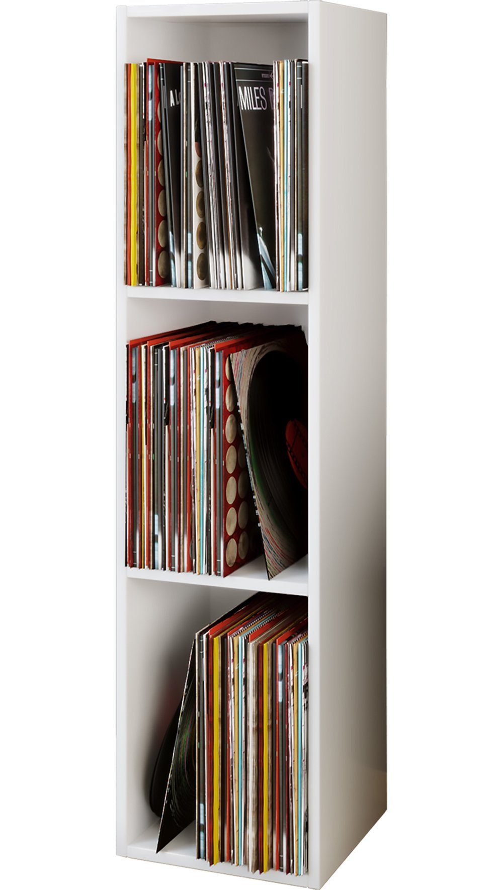 VCM CD-Regal Holz Schallplatten LP Stand Regal Platto 3fach günstig online kaufen