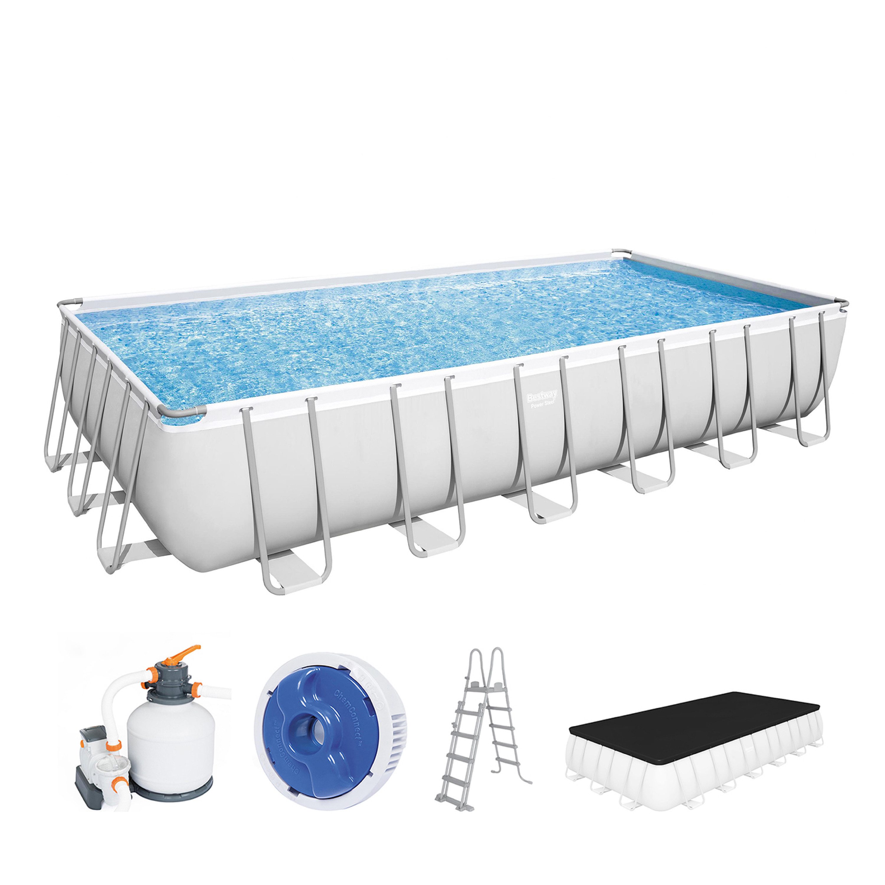 Bestway Framepool Komplett-Set mit Sandfilteranlage 732 günstig online kaufen