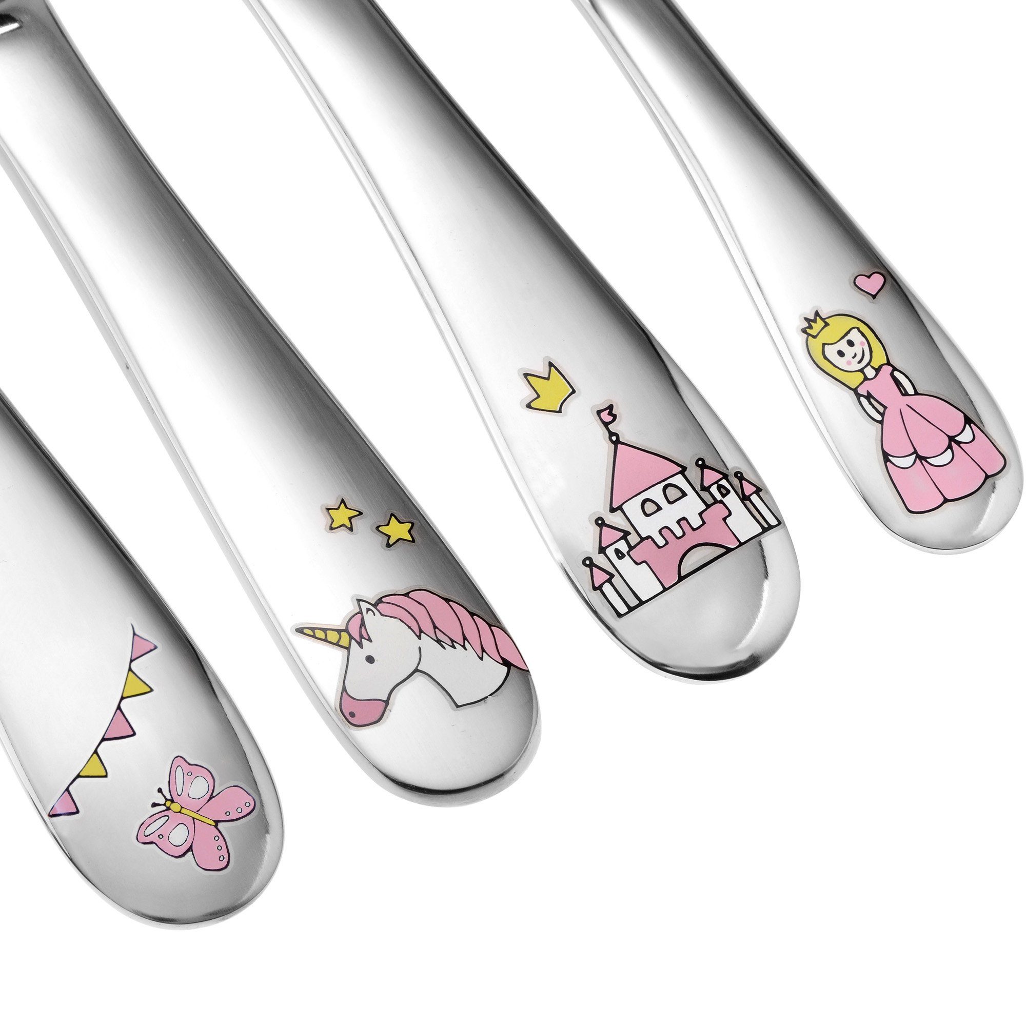 GRÄWE Kinderbesteck GRÄWE Kinderbesteck 4-teilig PRINZESSIN, Edelstahl