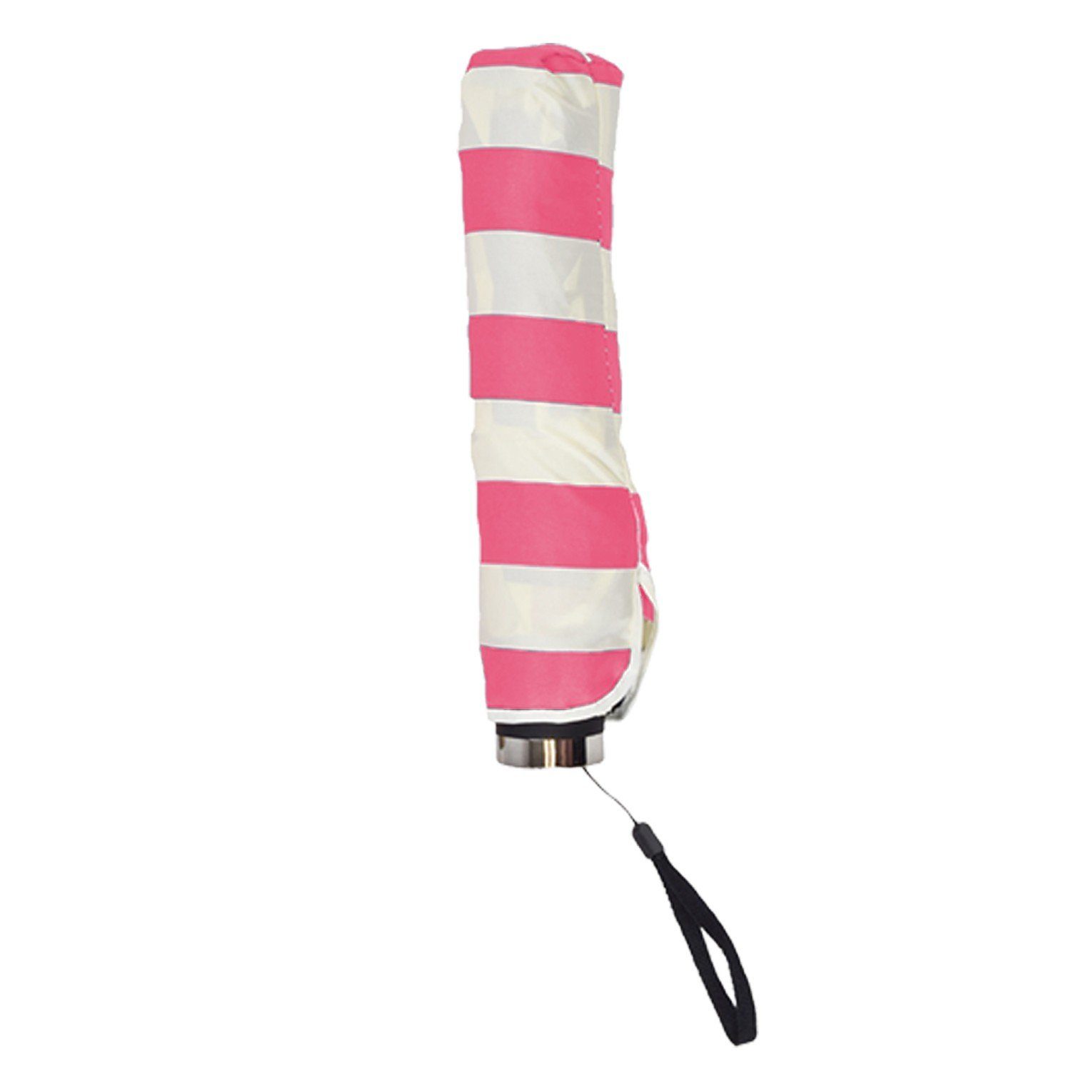 Taschenregenschirm Sonia Originelli Streifen Schutz rosa Taschenschirm Anker "Maritim"