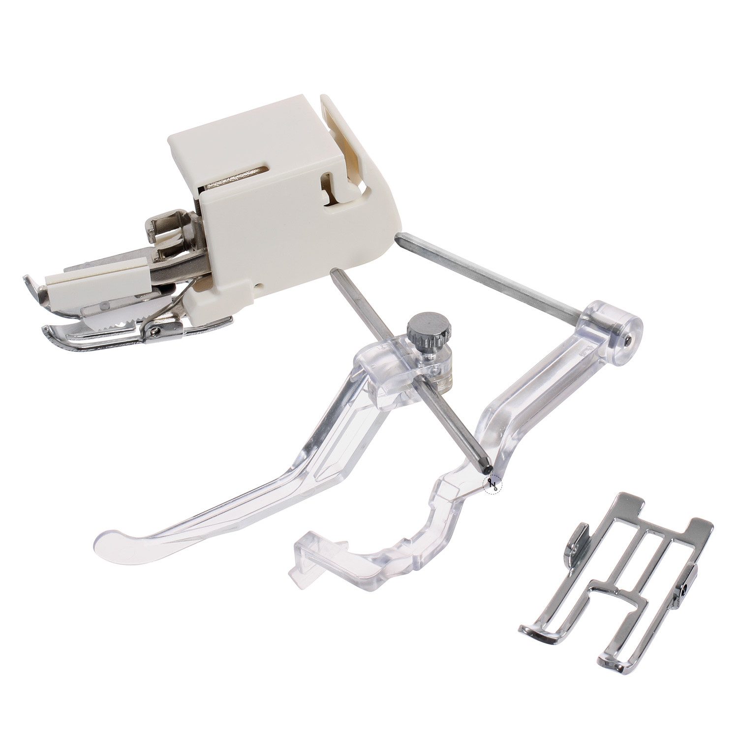 Janome Nähmaschine Mehrzweck Obertransportfuß Set