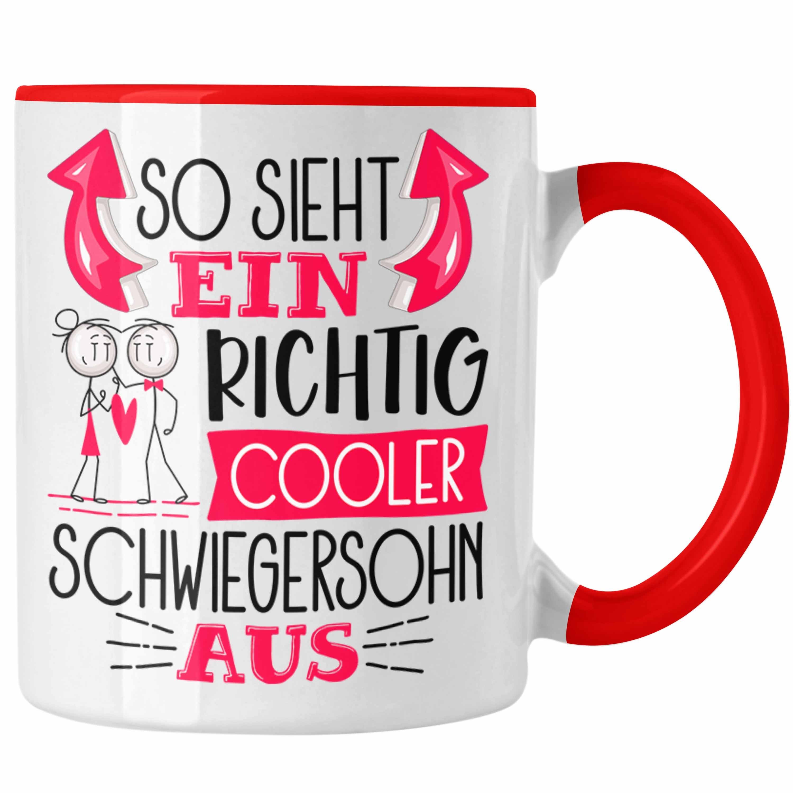 So Schwiegersoh Trendation Rot Cooler Tasse Tasse Sieht Ein Schwiegersohn Geschenk RIchtig