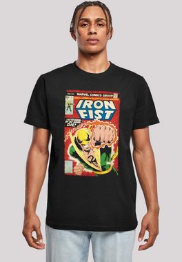 F4NT4STIC Kurzarmshirt F4NT4STIC Herren Marvel Iron Fist Cover with T-Shirt Round Neck (1-tlg)