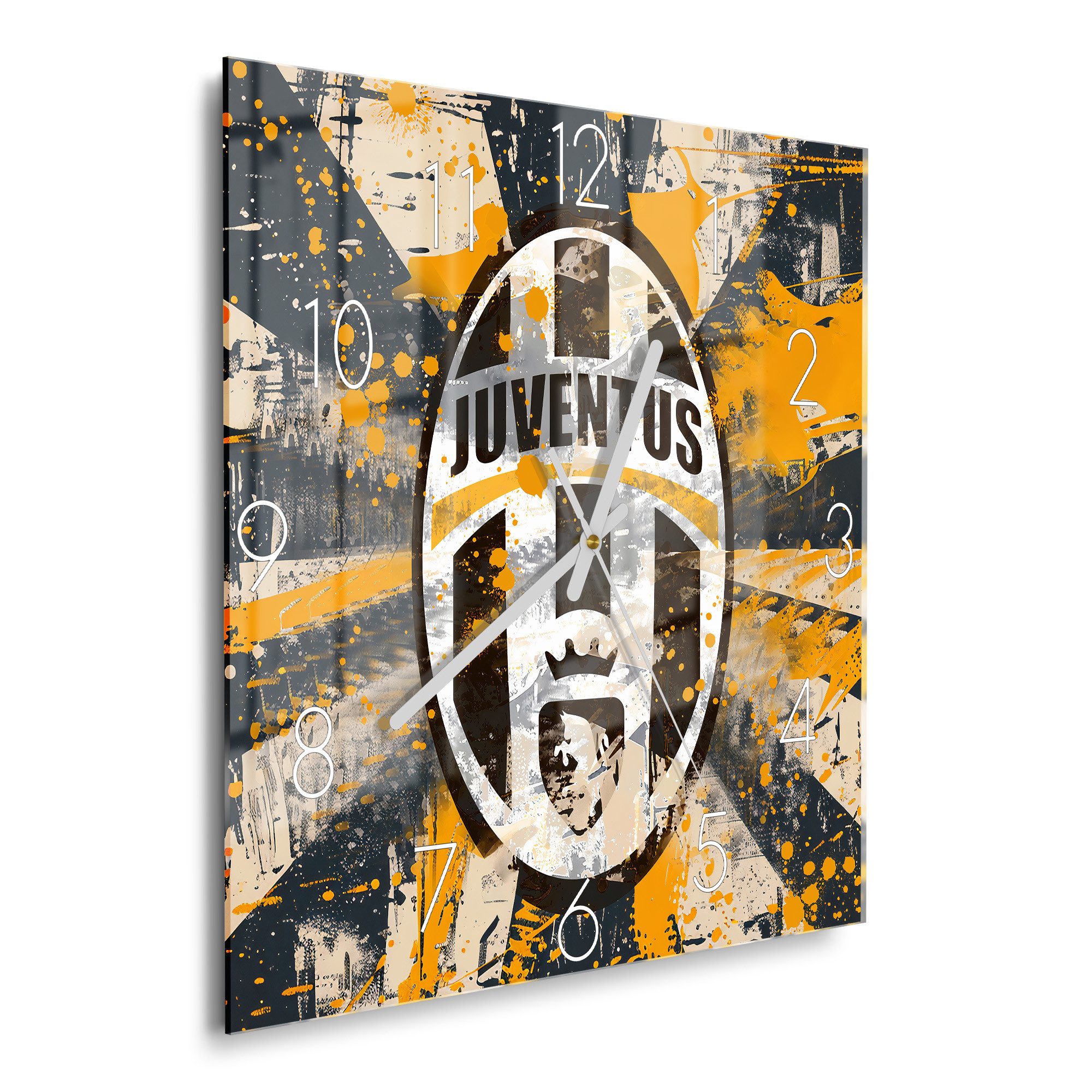 DEQORI Wanduhr 'Wappen Juventus Turin' (Glas günstig online kaufen