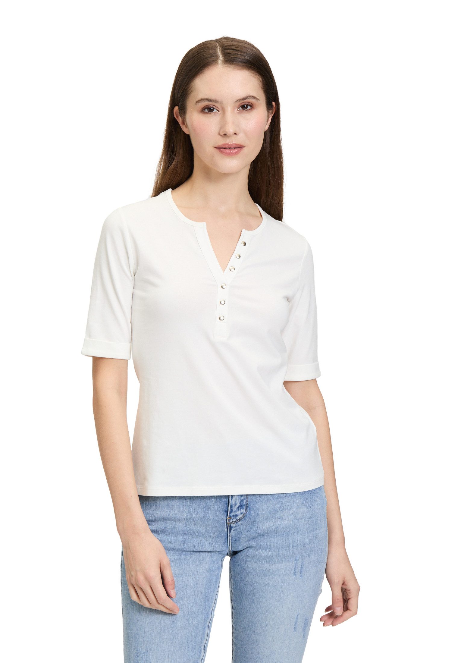 Betty Barclay 3/4-Arm-Shirt "Betty Barclay Basic Shirt mit Rundhalsausschni günstig online kaufen