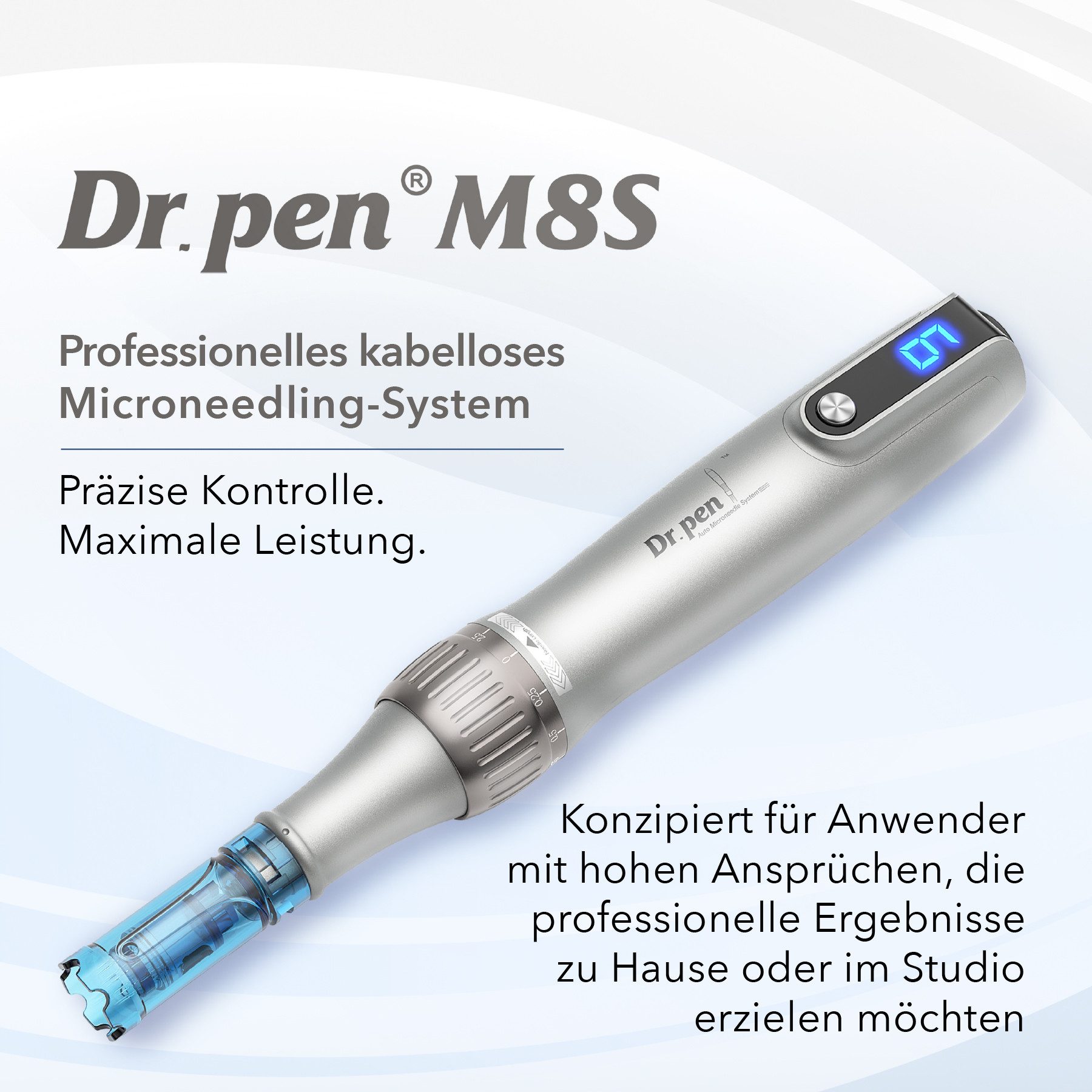 P-Beauty Cosmetic Accessories Dermaroller Dermapen Microneedling Dr.Pen M8S Anti-Aging Anti Falten Gerät, Micorneedling, Dermapen, M8S – Bild 2 von 5