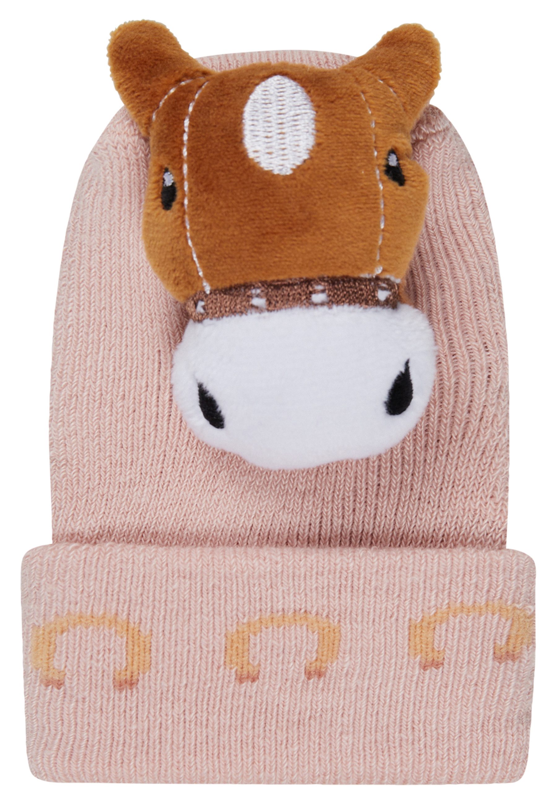 Sterntaler® Rasselsocke Baby Rasselsocken Pferd, Baby Socken mit Umschlag, Innenfrottee und Rasselfigur