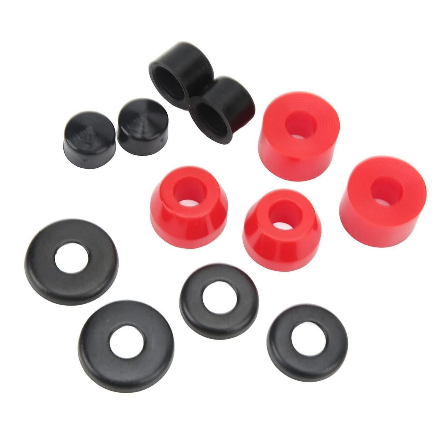 LuxusKollektion Longboard Skateboard Buchsenset 12 Stk 90A Rot