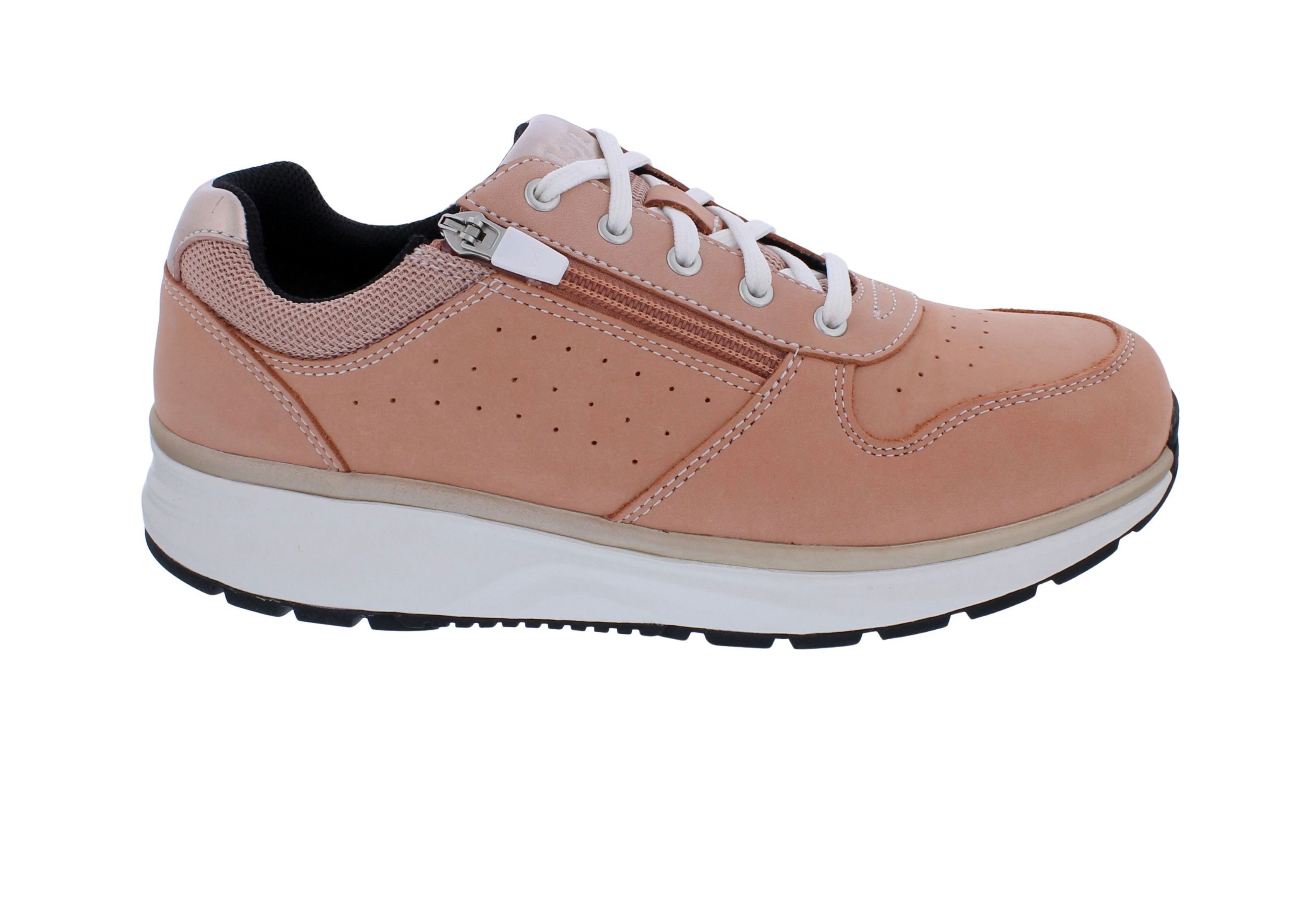 Joya Joya Sneaker Dynamo Zip Women Pink JY108A, Nubukleder, Active-Sohle, F Schnürschuh