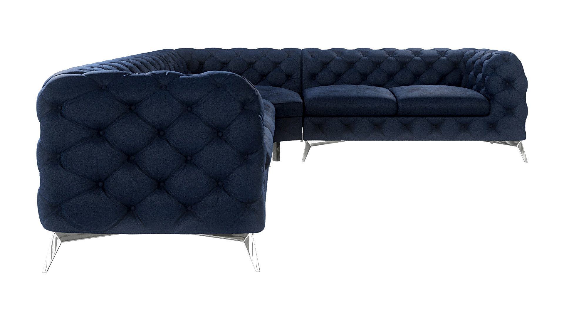 S-Style Möbel Ecksofa Kalina, Chesterfield mit günstig online kaufen