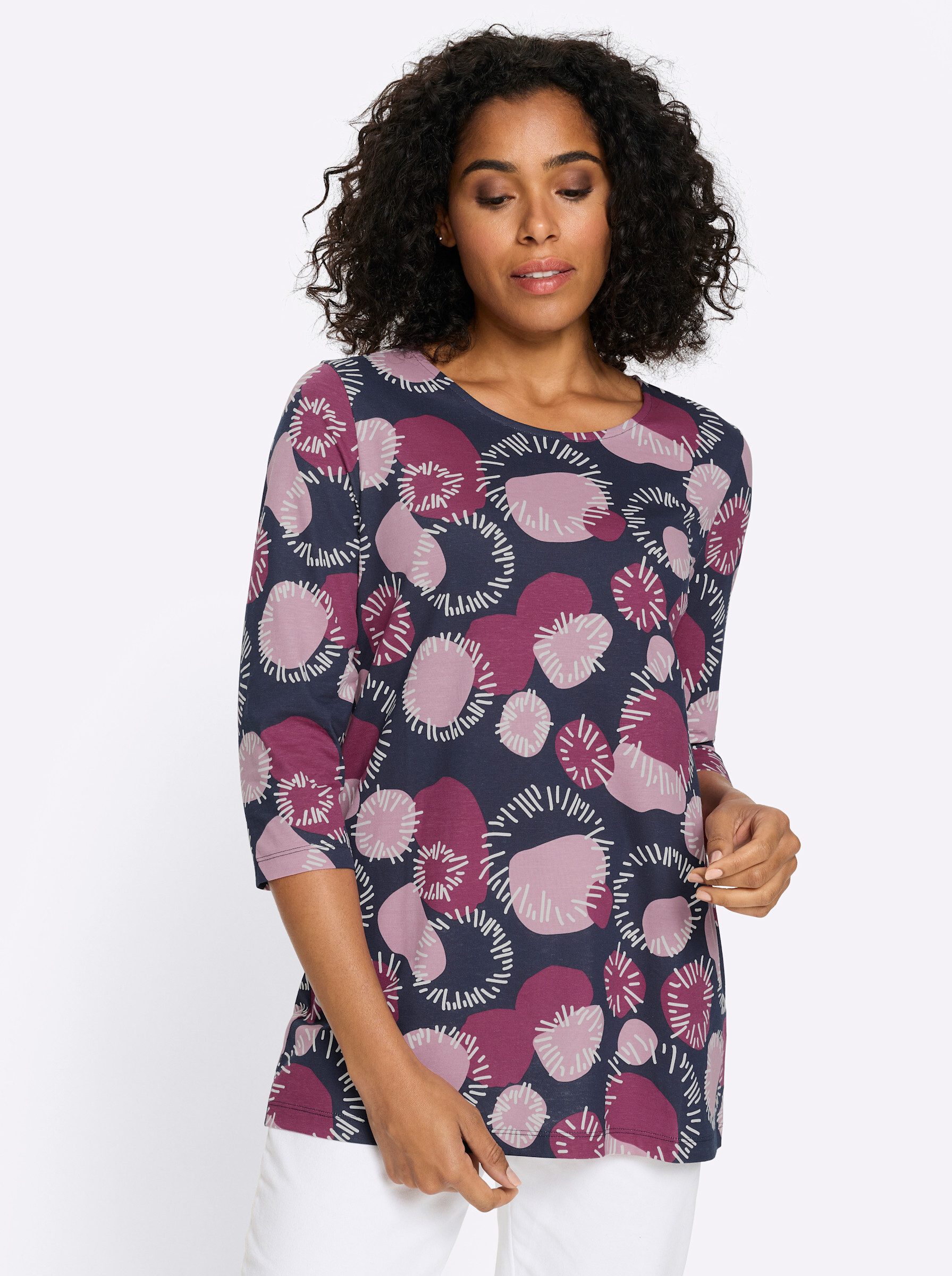 Sieh an! T-Shirt Longshirt 3/4-Arm günstig online kaufen