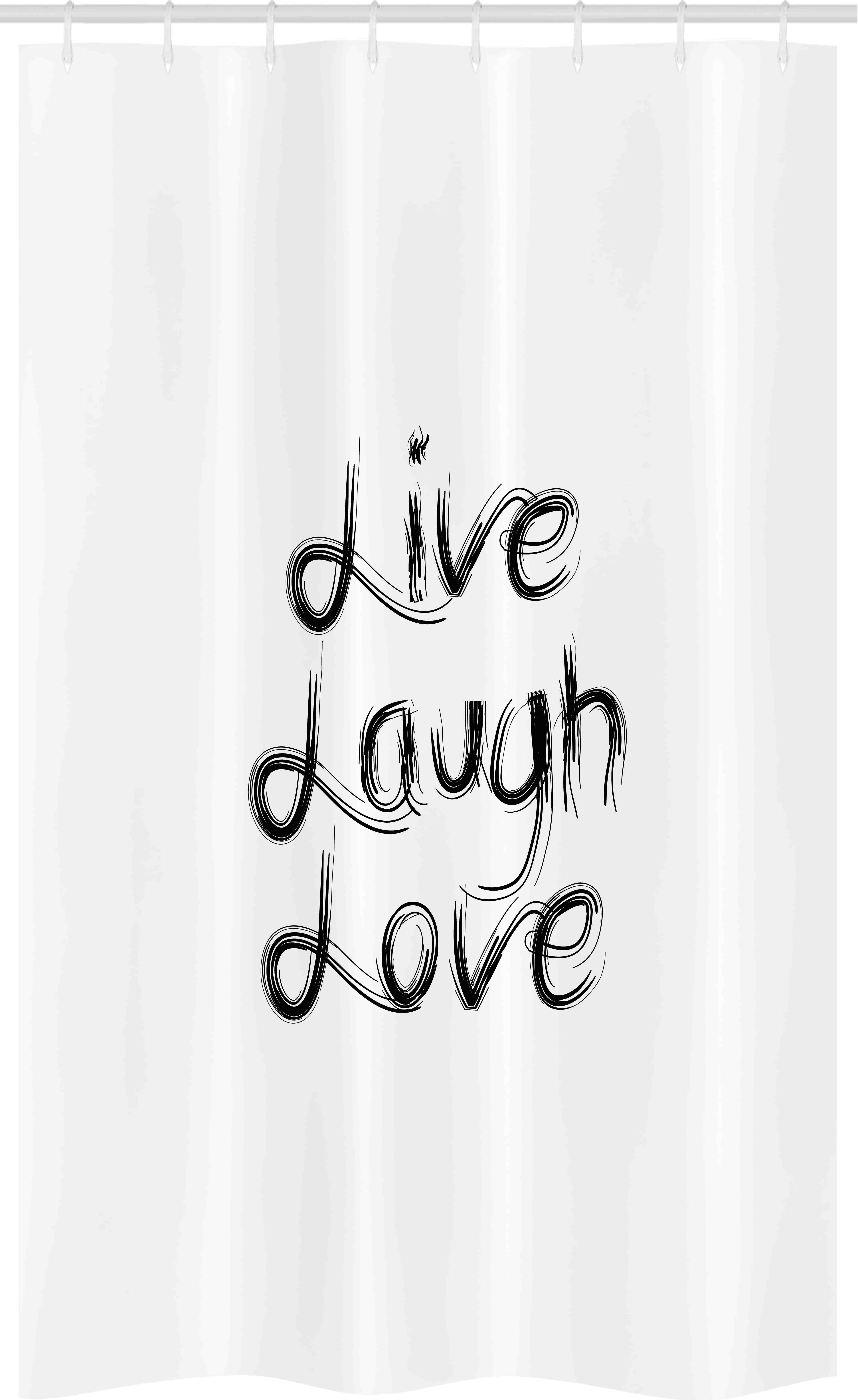 Abakuhaus Duschvorhang Badezimmer Deko Set aus Stoff mit Haken Breite 120 c günstig online kaufen