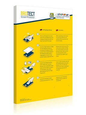 BROTECT flexible Panzerglasfolie für provelo GPS-Fahrradcomputer, Displayschutzglas, Schutzglas Glasfolie klar