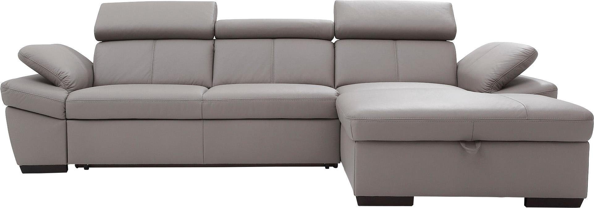 exxpo - sofa fashion Ecksofa "Salerno, Funktionssofa, Breite 280cm, hoher S günstig online kaufen